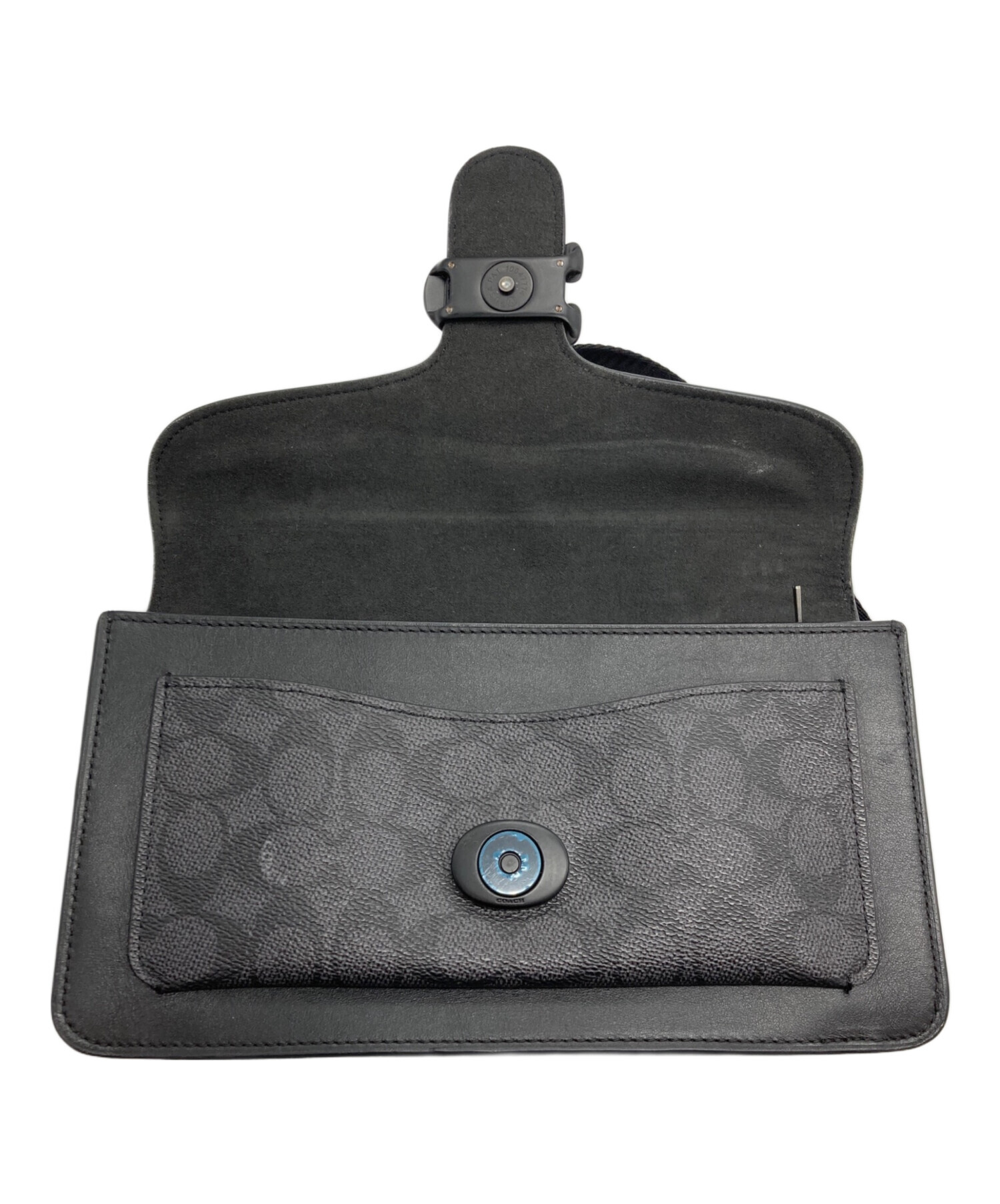 中古・古着通販】COACH (コーチ) タビー ベルト バッグ ブラック