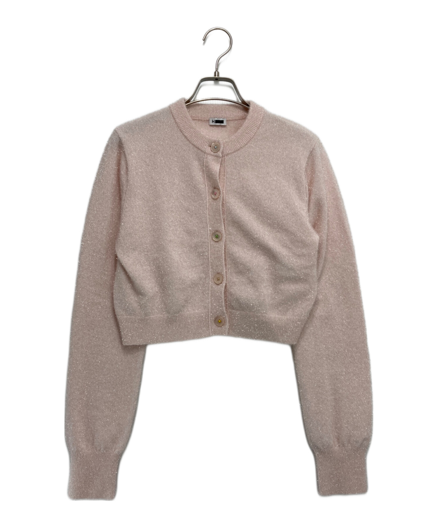 H BEAUTY&YOUTH スパークルニットカーディガン 中古・古着通販】H BEAUTY&YOUTH (エイチ ビューティー&ユース