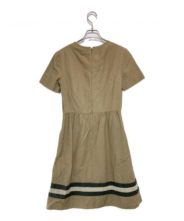中古・古着通販】MARNI (マルニ) 半袖ワンピース ベージュ サイズ:38