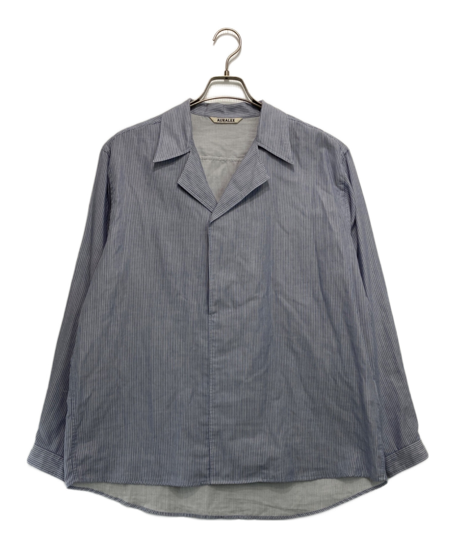AURALEE GIZA LIGHT WEIGHT DOUBLE-CLOTH P/O SHIRTS オーラリー ギザ