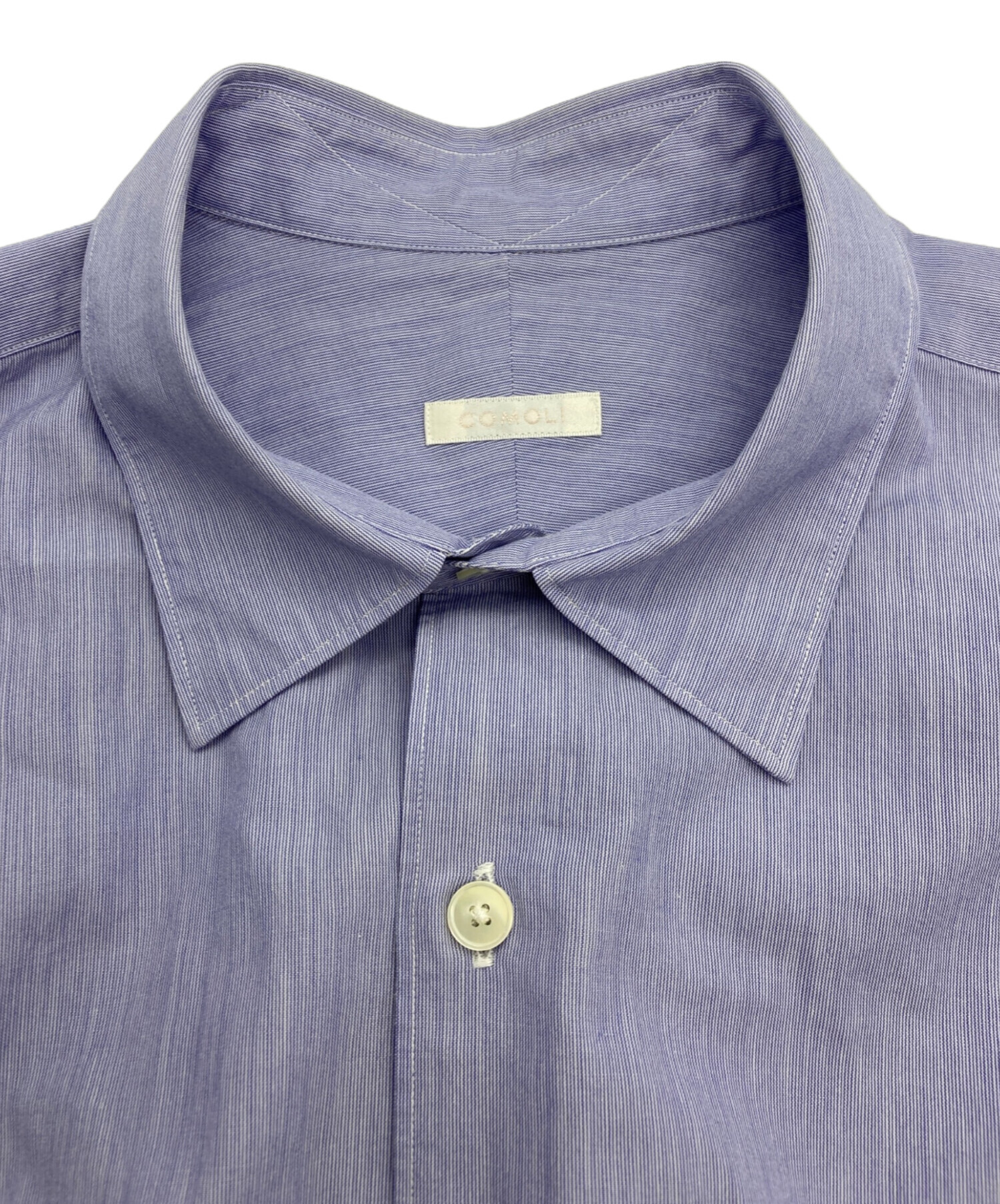 中古・古着通販】COMOLI (コモリ) コモリシャツ サックスブルー サイズ