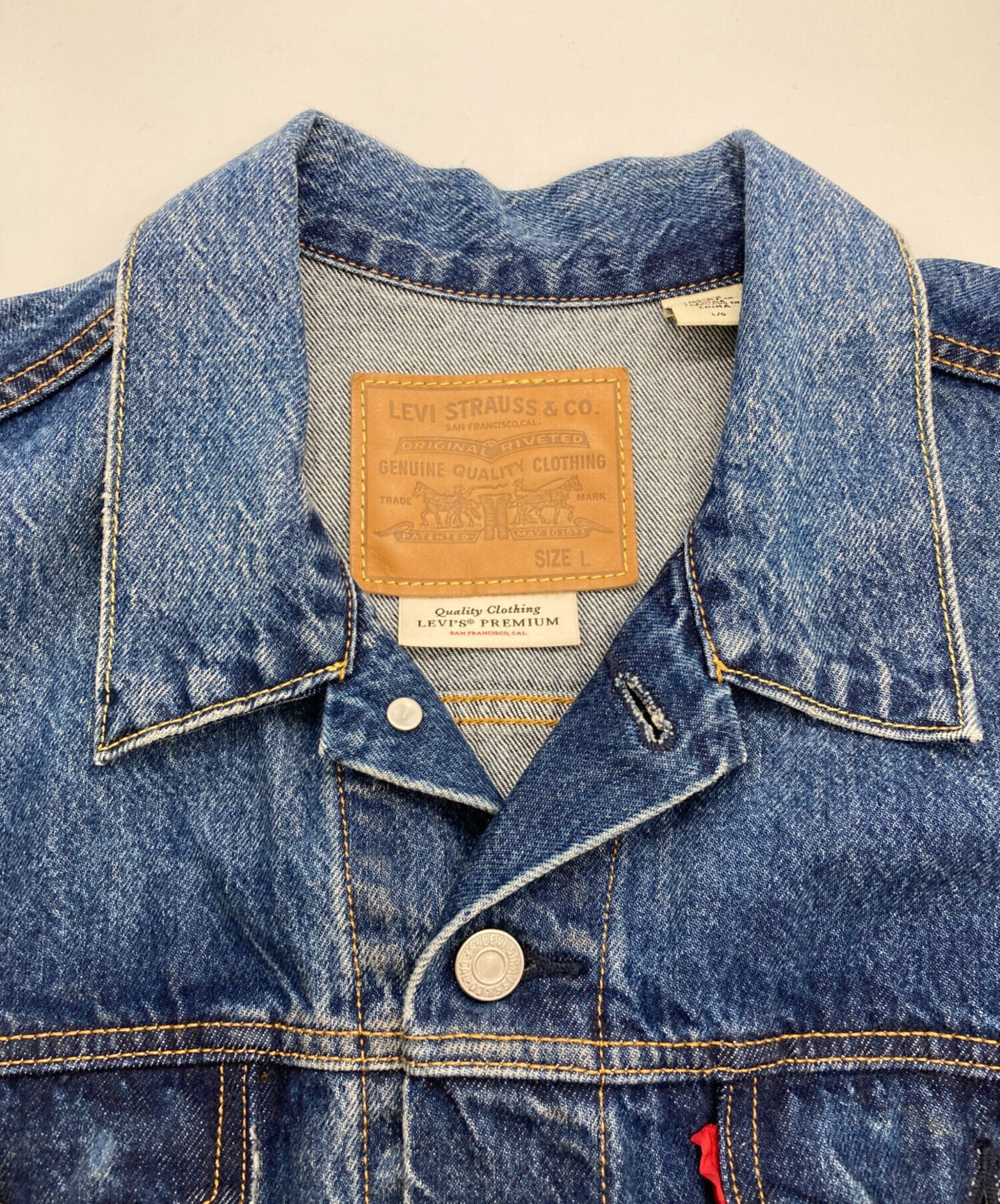 最終値下げ　リーバイス　プレミアム　 TYPE I TRUCKERJACKET Levi's(リーバイス) PREMIUM BLACK TYPE I TRUCKER JACKET