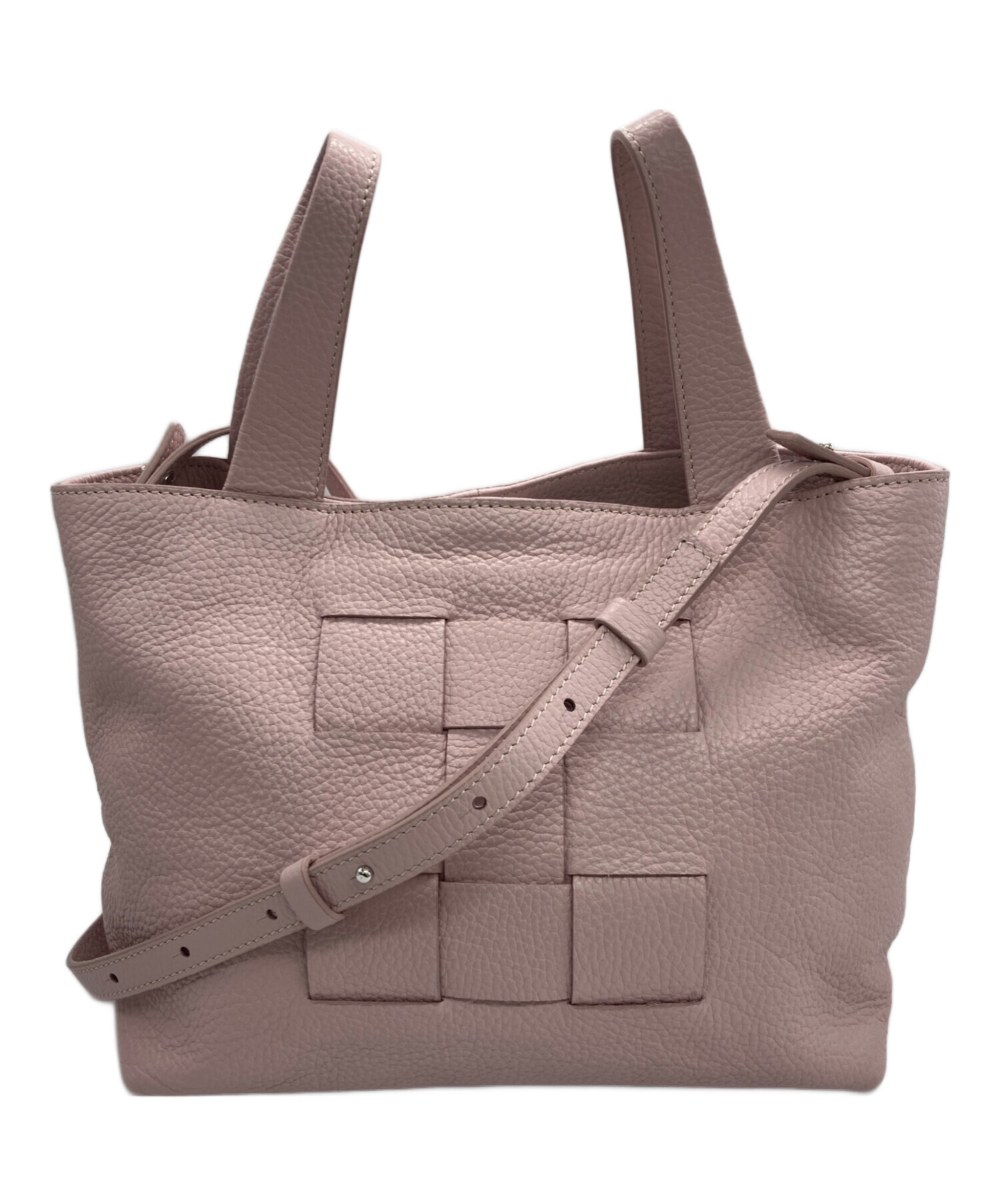 IACUCCI レディースバック中古品 中古・古着通販】IACUCCI (イアクッチ) キャンバス×レザーハンドバッグ
