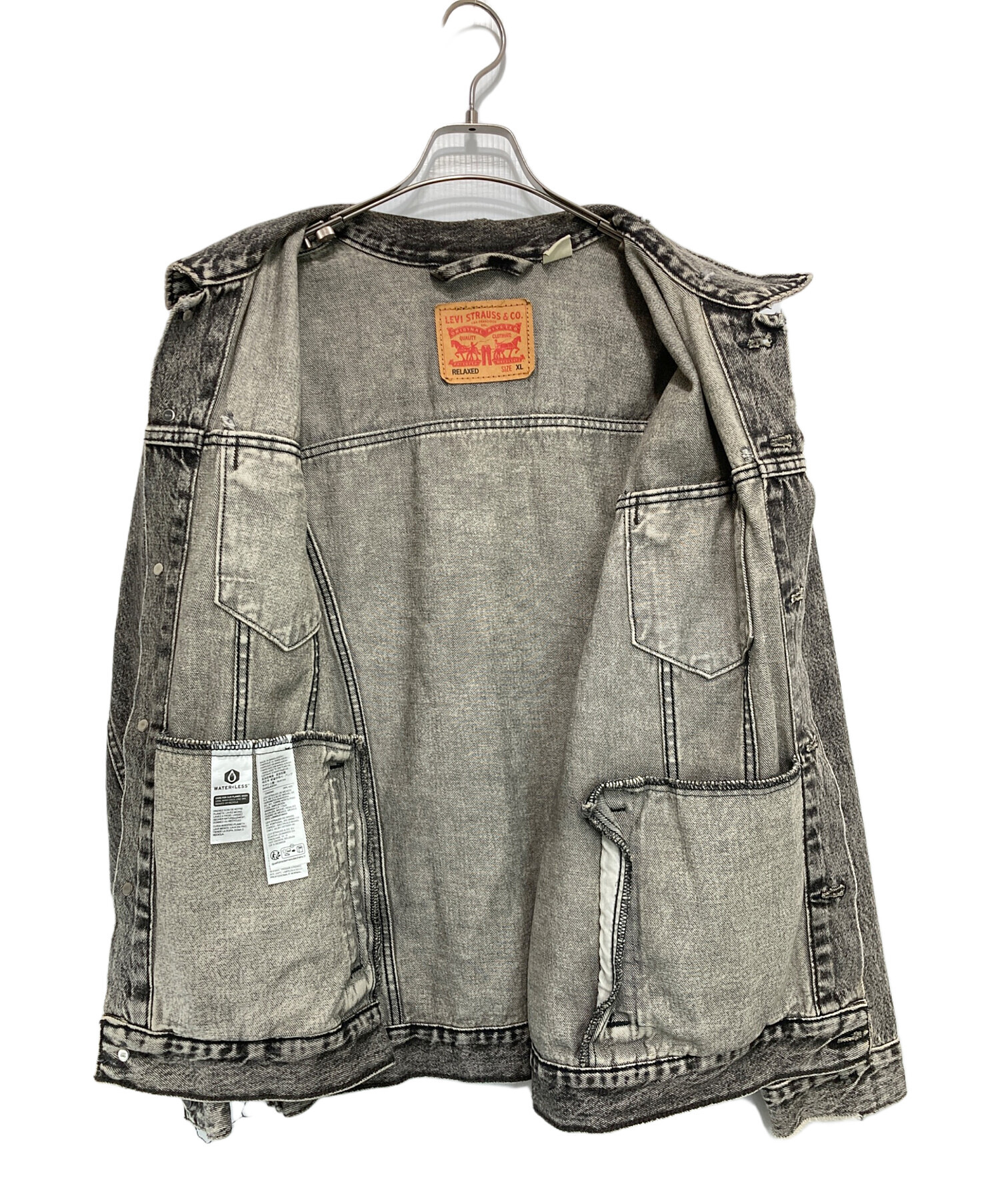 中古・古着通販】LEVI'S (リーバイス) RELAXED 4th型 ダメージ加工