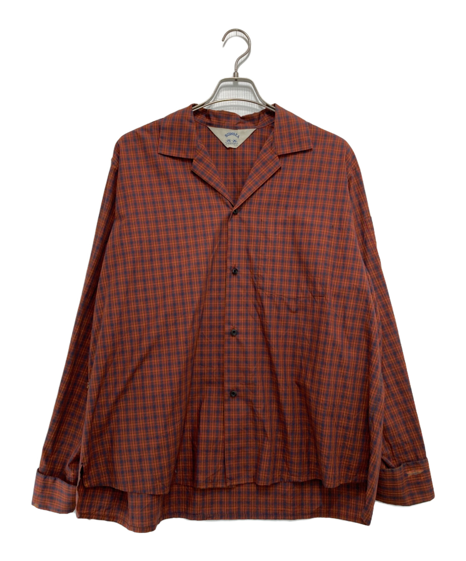 中古・古着通販】SUNSEA (サンシー) GIGOLO SHIRT レッド サイズ:3 