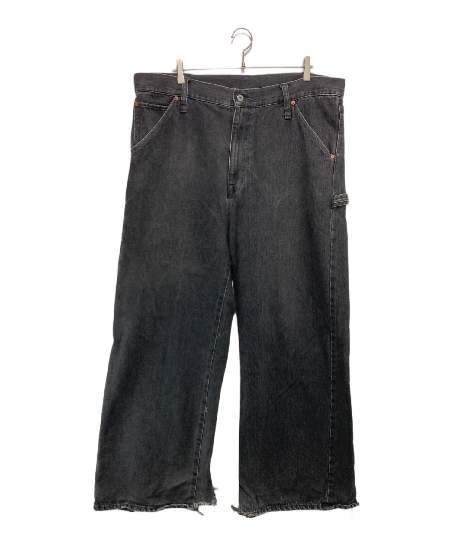 中古・古着通販】doublet (ダブレット) OVERSIZED SILK DENIM PANTS 