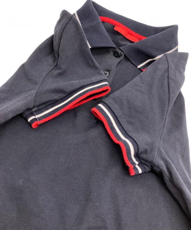 中古・古着通販】PRADA (プラダ) ポロシャツ ネイビー サイズ:M