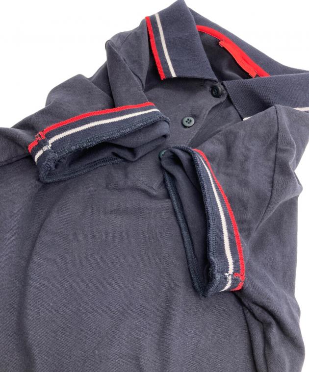 中古・古着通販】PRADA (プラダ) ポロシャツ ネイビー サイズ:M