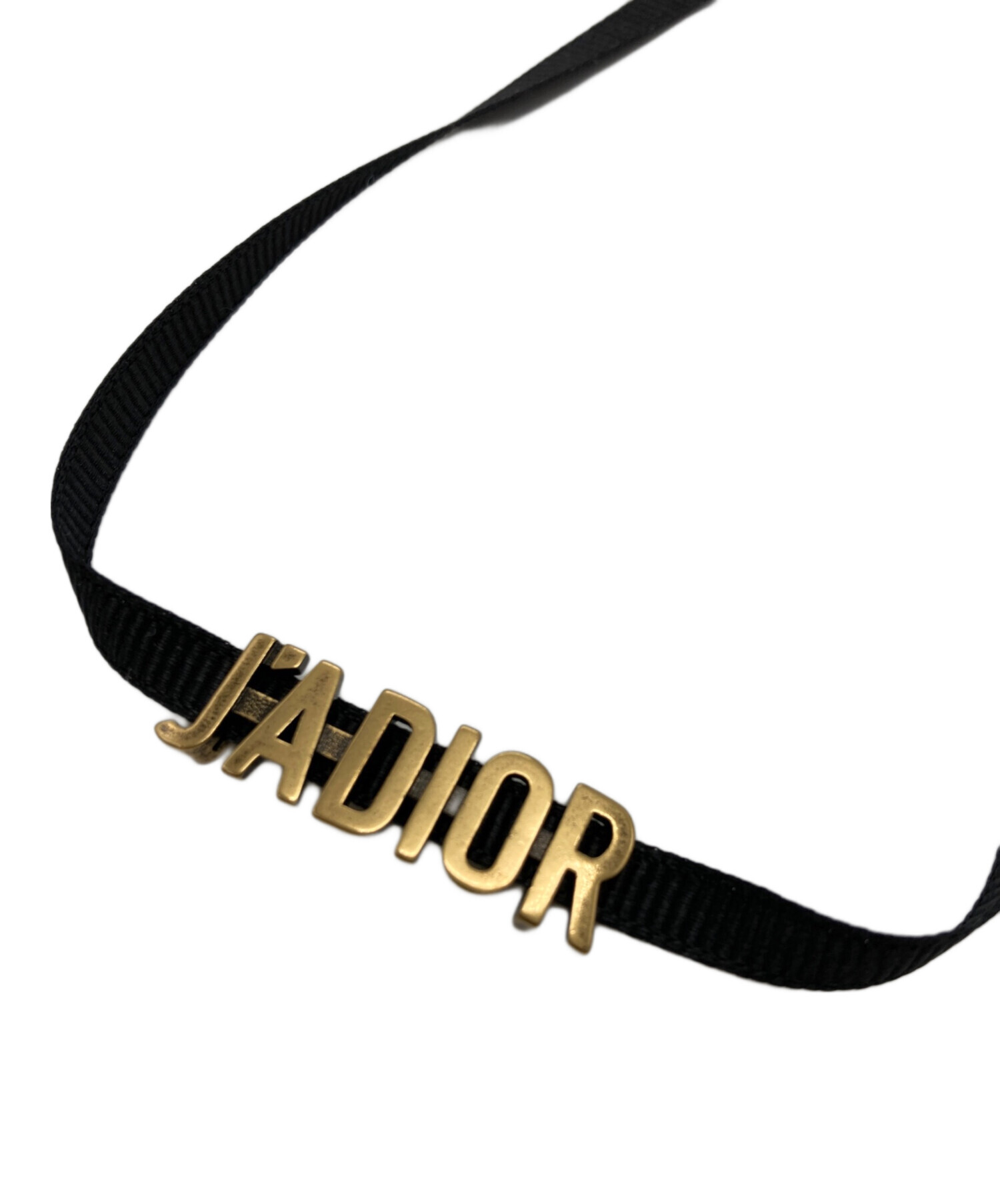 JADIOR チョーカー ネックレス 美品 中古・古着通販】DIOR (ディオール) ジャドール ロゴチョーカー