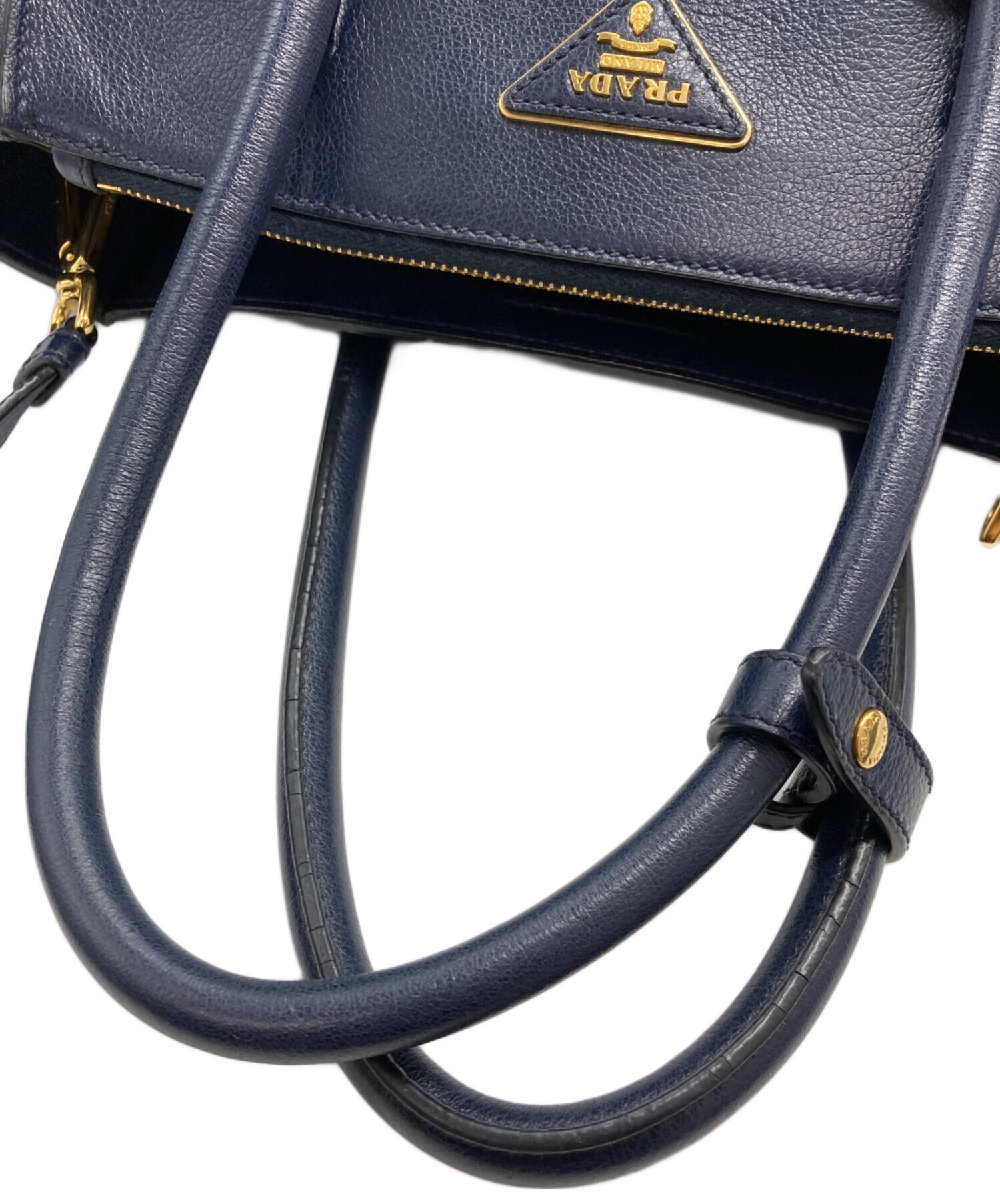 中古・古着通販】PRADA (プラダ) GLACE CALF 2wayトートバッグ