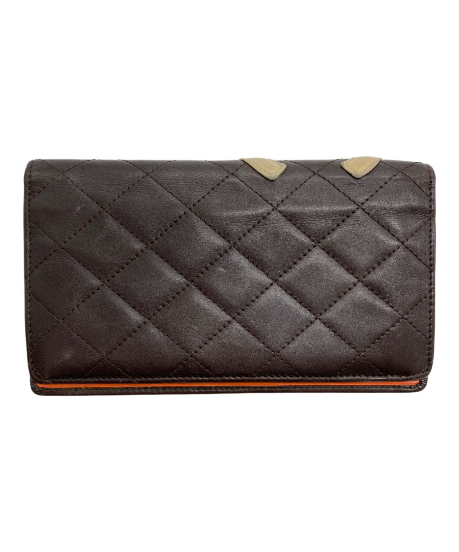 中古・古着通販】CHANEL (シャネル) ココマーク カンボンライン長財布 