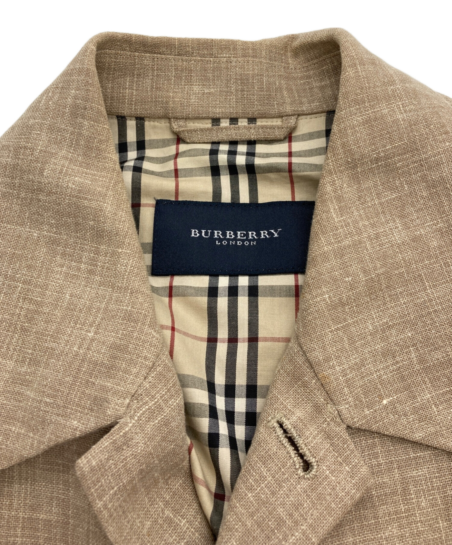 中古・古着通販】BURBERRY LONDON (バーバリーロンドン) ウールリネン 
