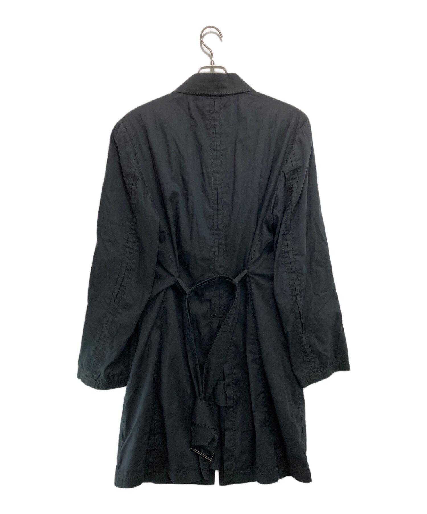 ジャンポールゴルチエ　メンズ　トレンチコート　比翼　ステンカラーコート　ベルト 中古・古着通販】Jean Paul GAULTIER (ジャンポールゴルチェ) [古着