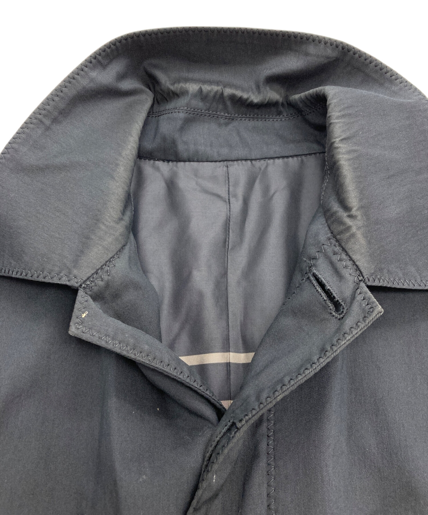 ジャンポールゴルチエ　メンズ　トレンチコート　比翼　ステンカラーコート　ベルト 中古・古着通販】Jean Paul GAULTIER (ジャンポールゴルチェ) [古着