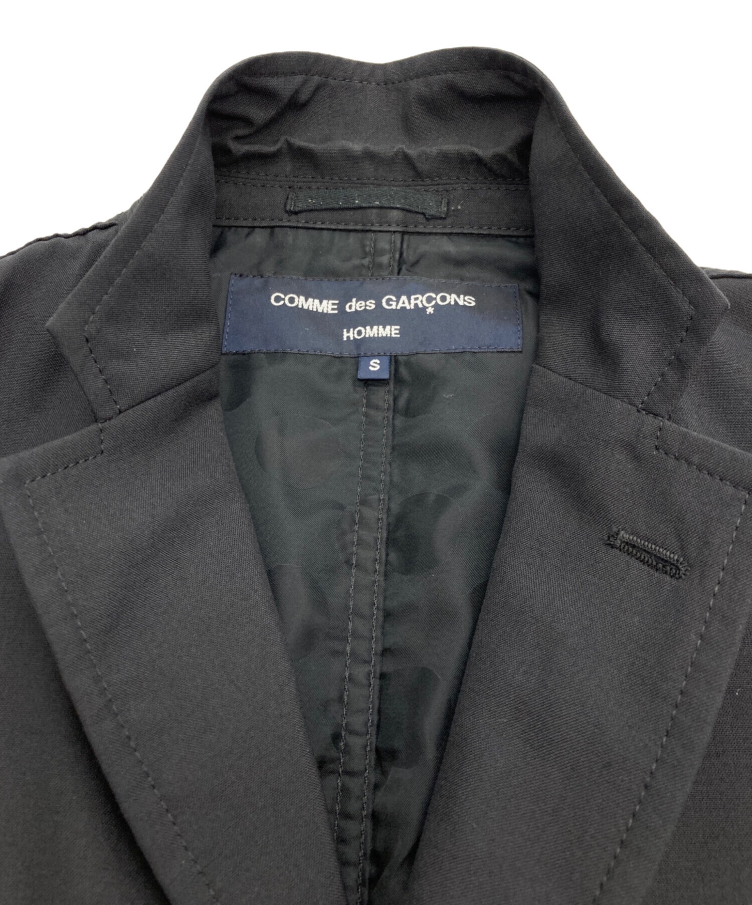 COMME des GARCONS HOMME 3Bジャケット チャコールグレー 中古・古着通販】COMME des GARCONS HOMME (コムデギャルソン