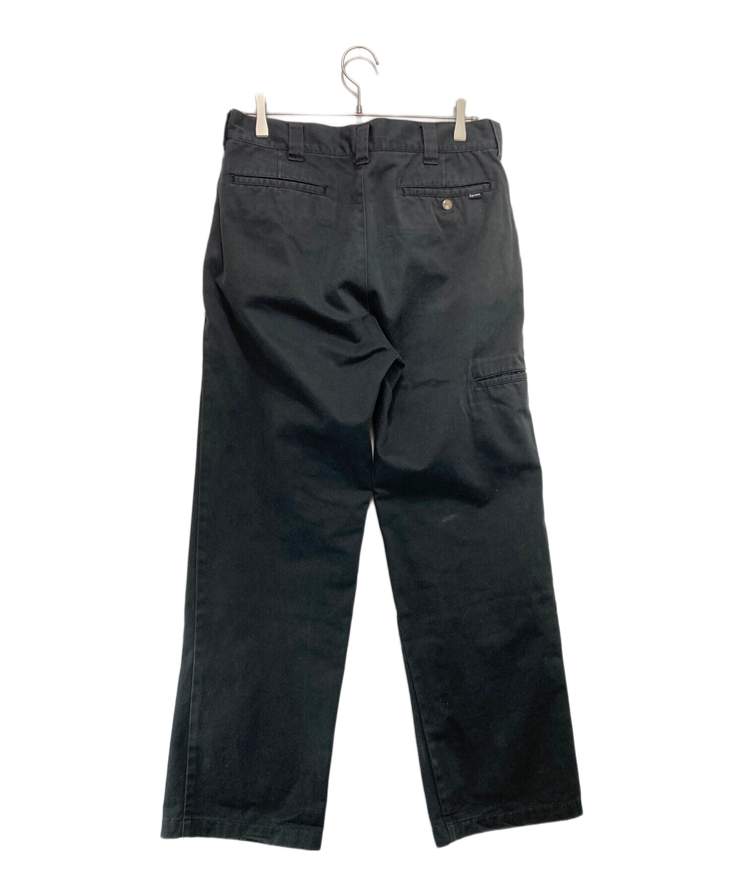 パンツ Supreme work pants 30 中古・古着通販】SUPREME (シュプリーム) WORK PANTS ブラック