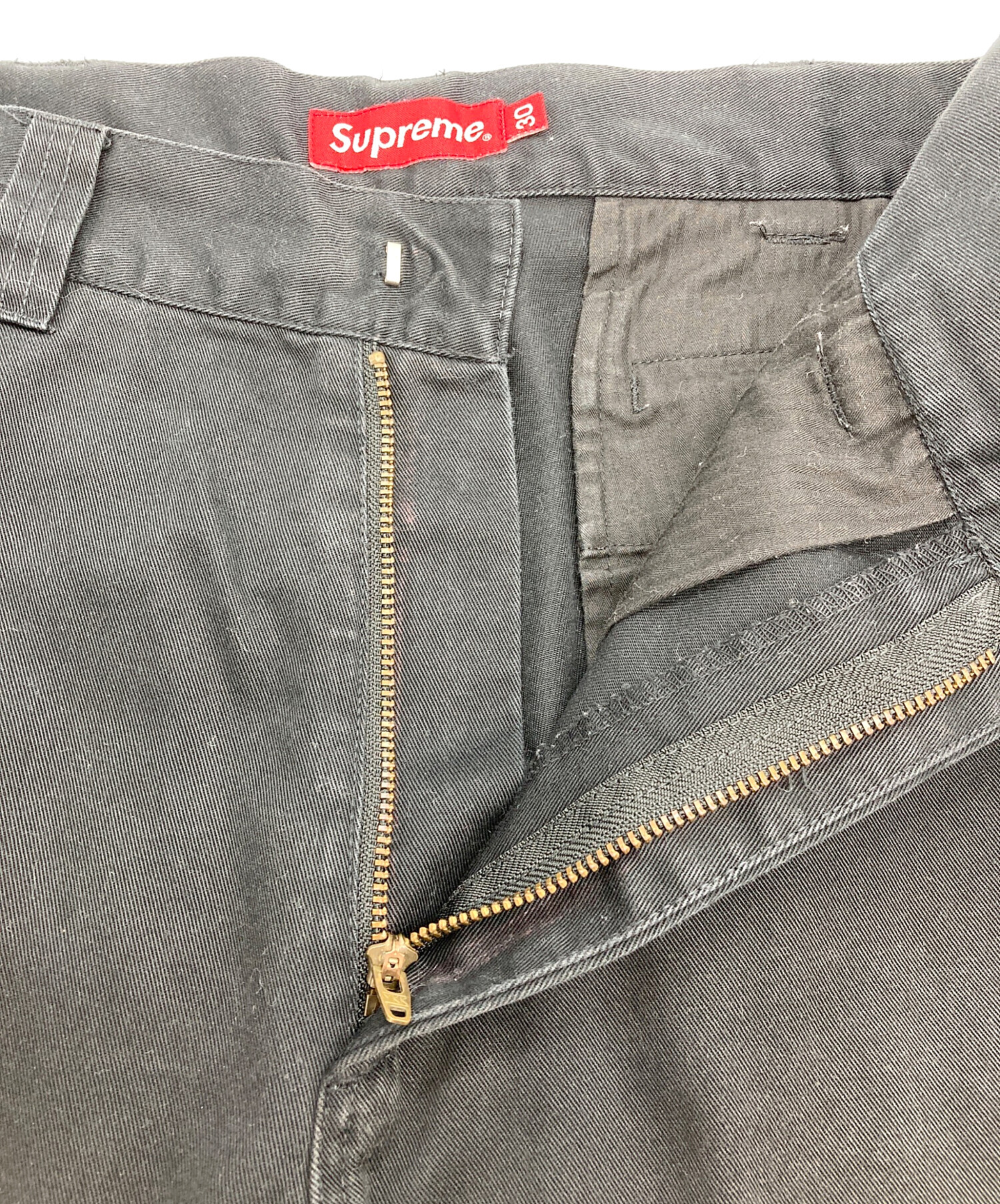 中古・古着通販】SUPREME (シュプリーム) WORK PANTS ブラック