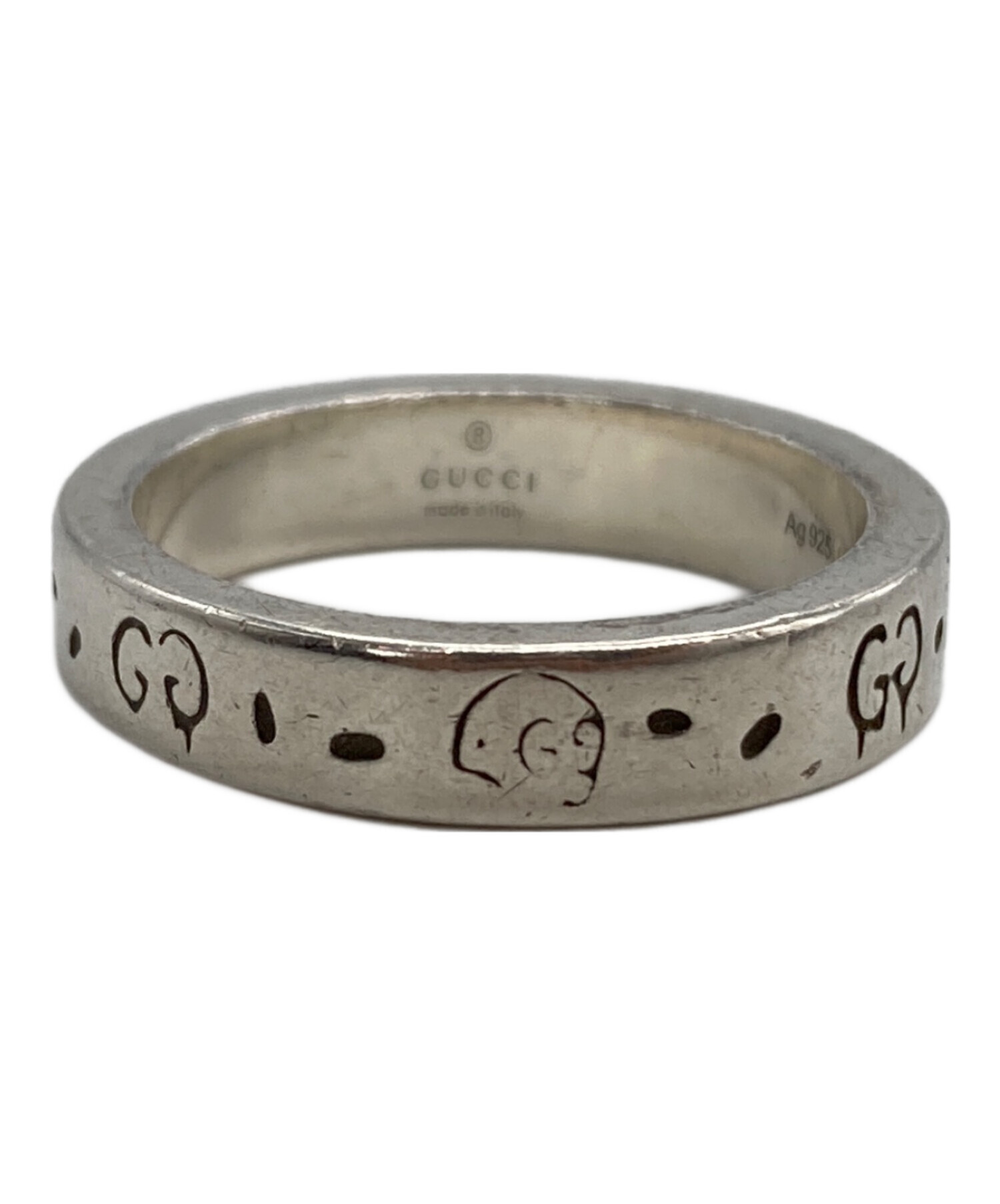 中古・古着通販】GUCCI (グッチ) ゴースト スカル GGシルバーリング 