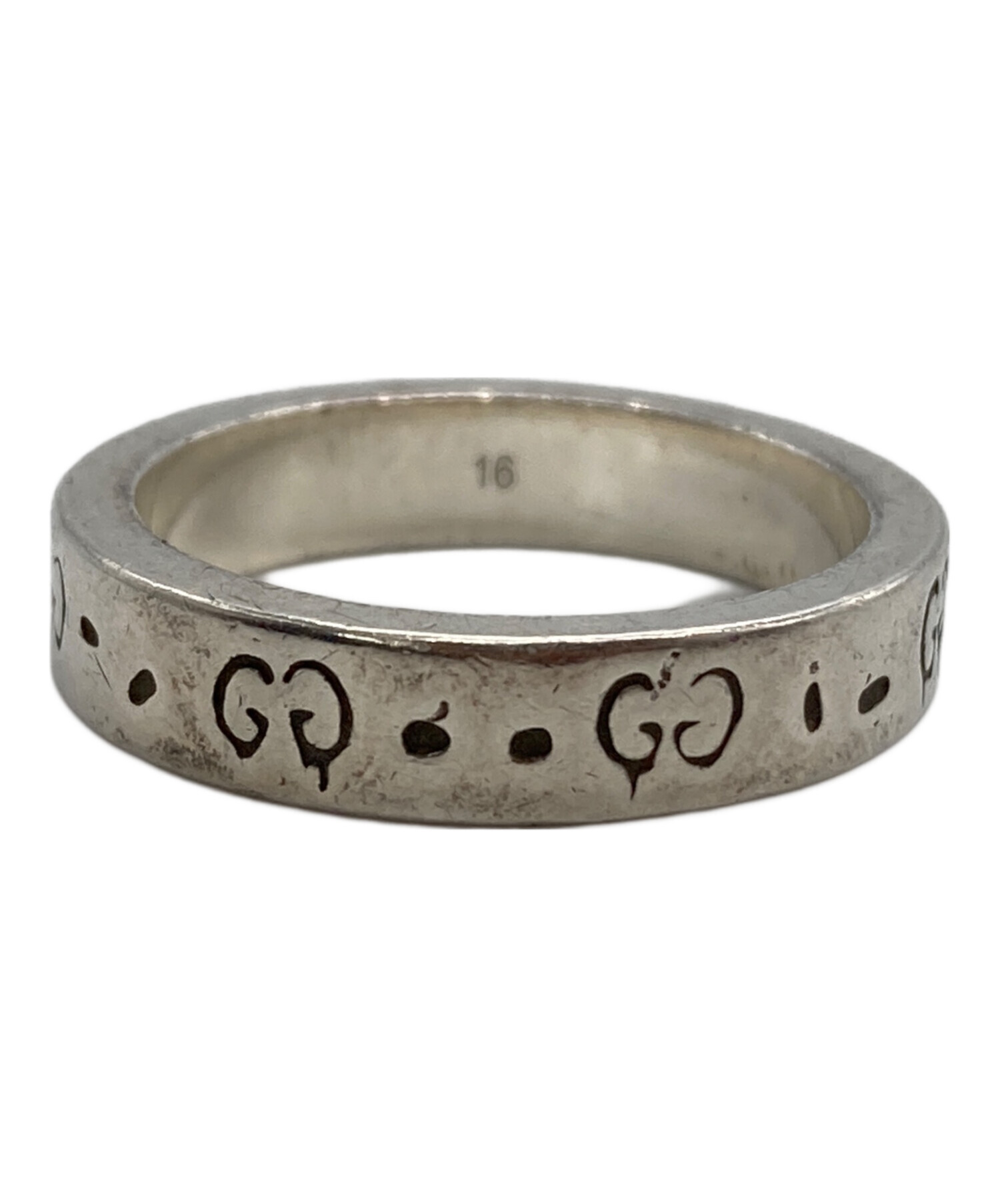 中古・古着通販】GUCCI (グッチ) ゴースト スカル GGシルバーリング