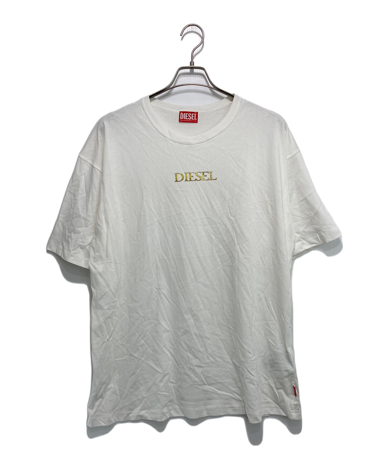 中古・古着通販】DIESEL (ディーゼル) Tシャツ ホワイト サイズ:L