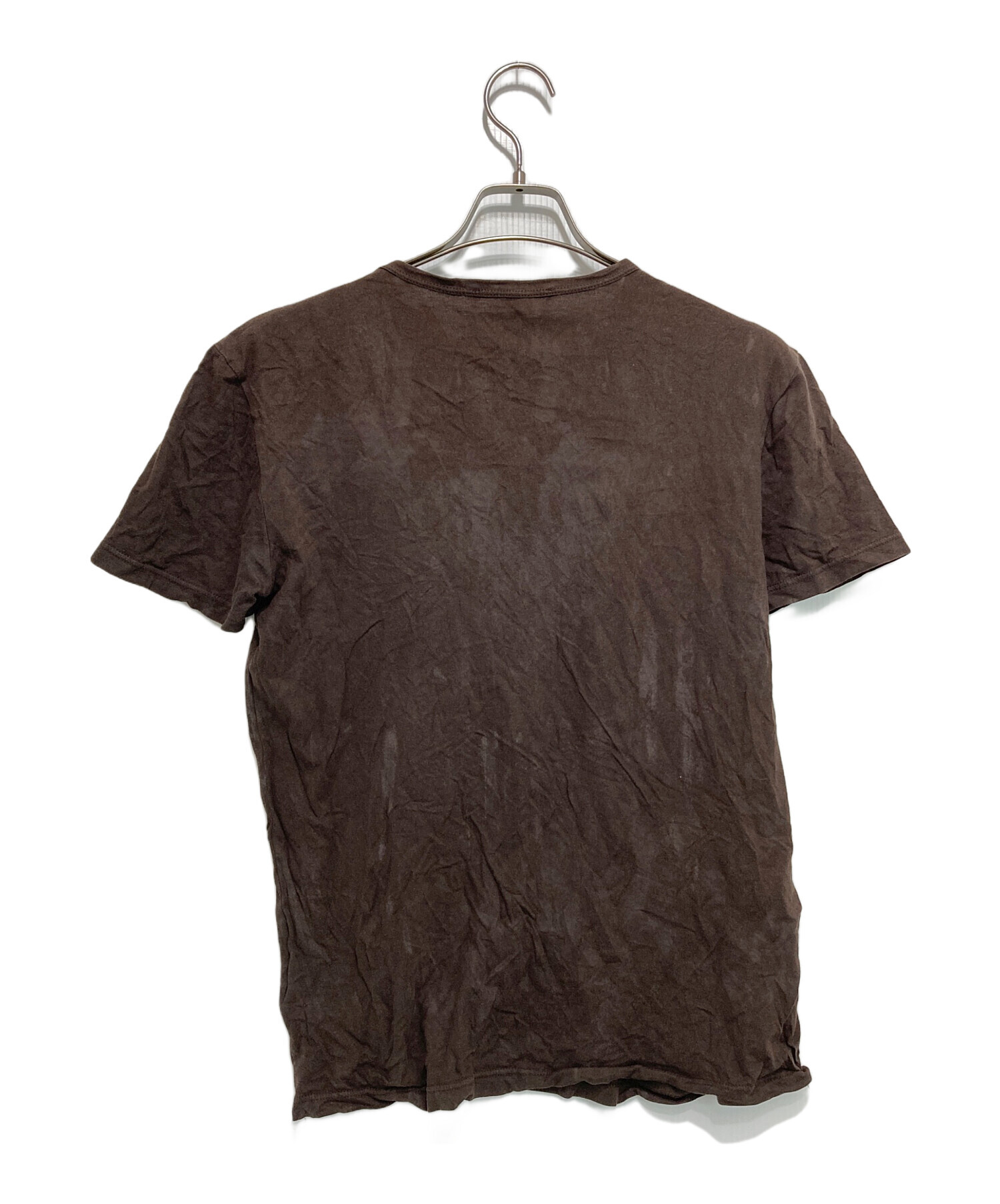 中古・古着通販】GUCCI (グッチ) ヴィンテージ加工Tシャツ ブラウン
