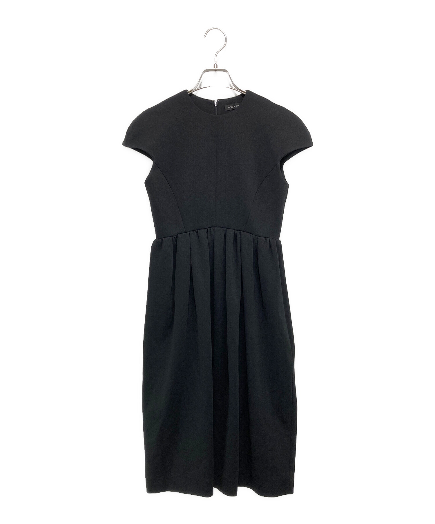 YOKO CHAN 黒 ノースリーブ ワンピース 38 中古・古着通販】YOKO CHAN (ヨーコチャン) ノースリーブワンピース
