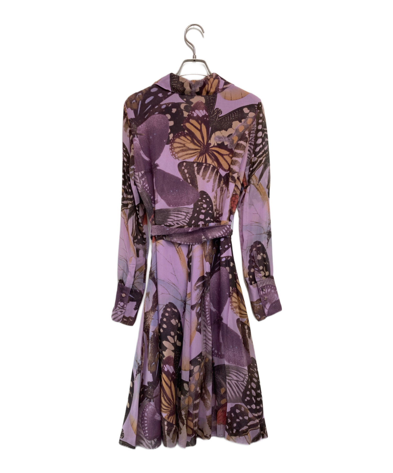 中古・古着通販】VIVIENNE TAM (ヴィヴィアンタム) 蝶柄シルクシャツ 