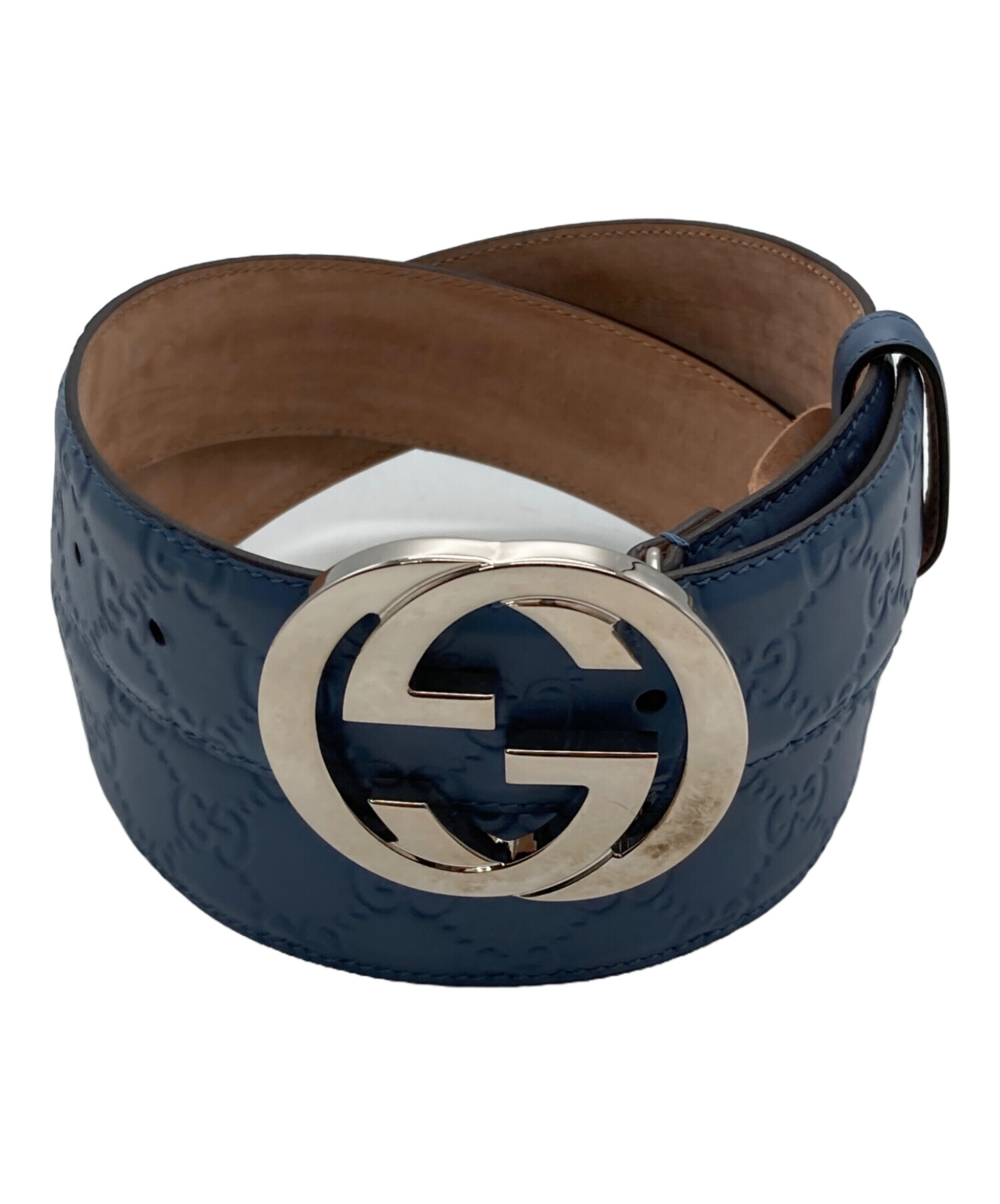 中古・古着通販】GUCCI (グッチ) インターロッキングG バックル付き