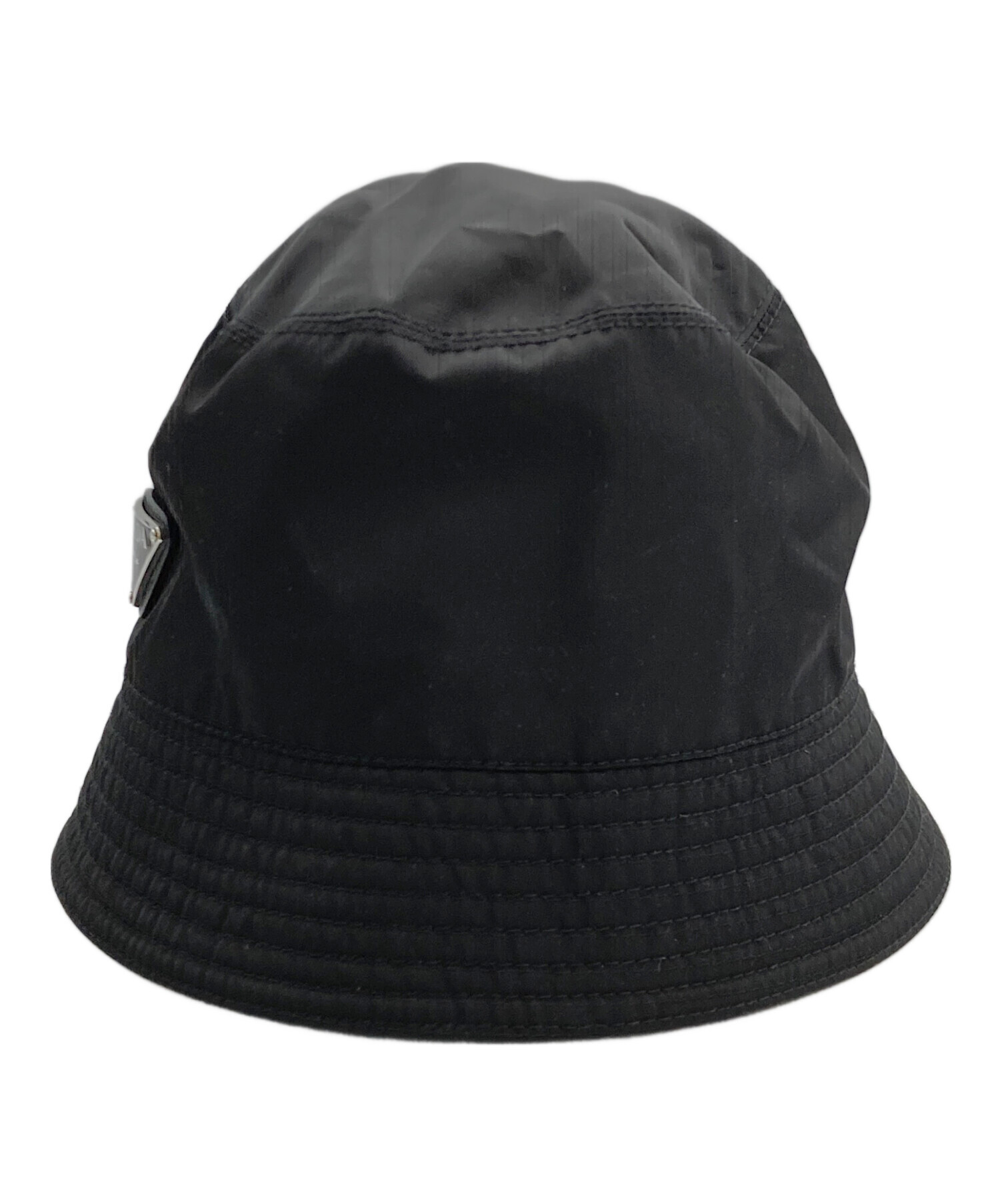 中古・古着通販】PRADA (プラダ) トライアングルロゴバケットハット