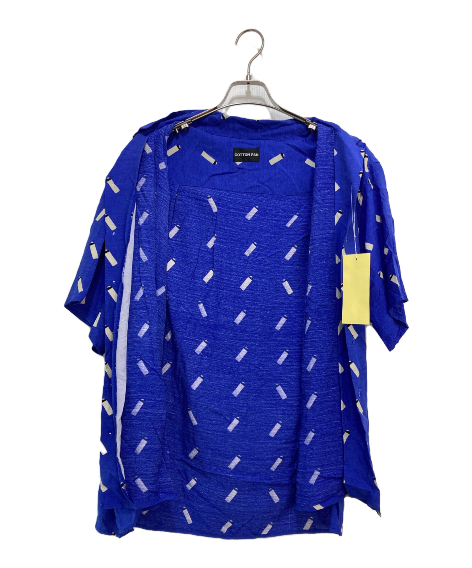 未使用美品 COTTON PAN グリコ レーヨン 半袖シャツ 23SS 中古・古着通販】COTTON PAN (コットンパン) レーヨンオープンカラー