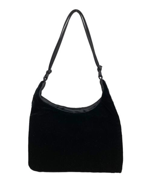 OLD PRADA ベロア バッグ 中古・古着通販】PRADA (プラダ) ベロアバッグ ブラック｜ブランド