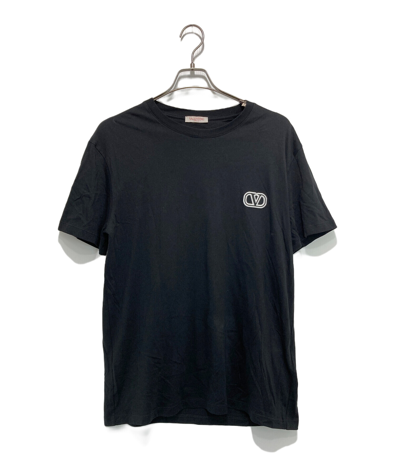 VALENTINO ヴァレンティノ Tシャツ・カットソー S 黒 【古着】【中古】【送料無料】 中古・古着通販】VALENTINO (ヴァレンティノ) 半袖Tシャツ ブラック