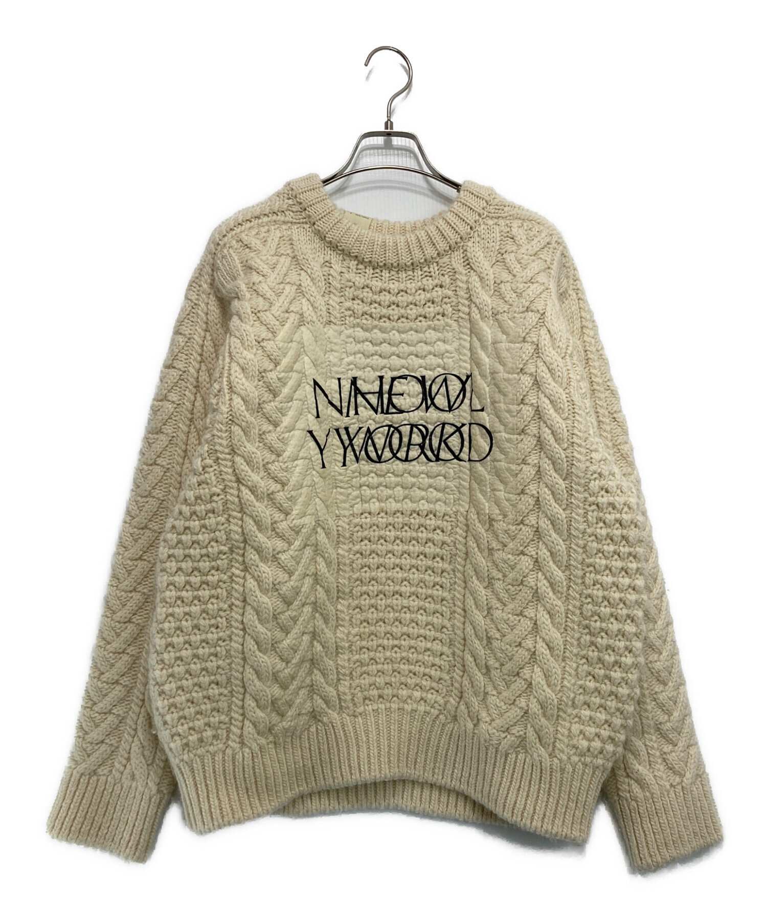 中古・古着通販】N.HOOLYWOOD (エヌ ハリウッド) クルーネックニット 