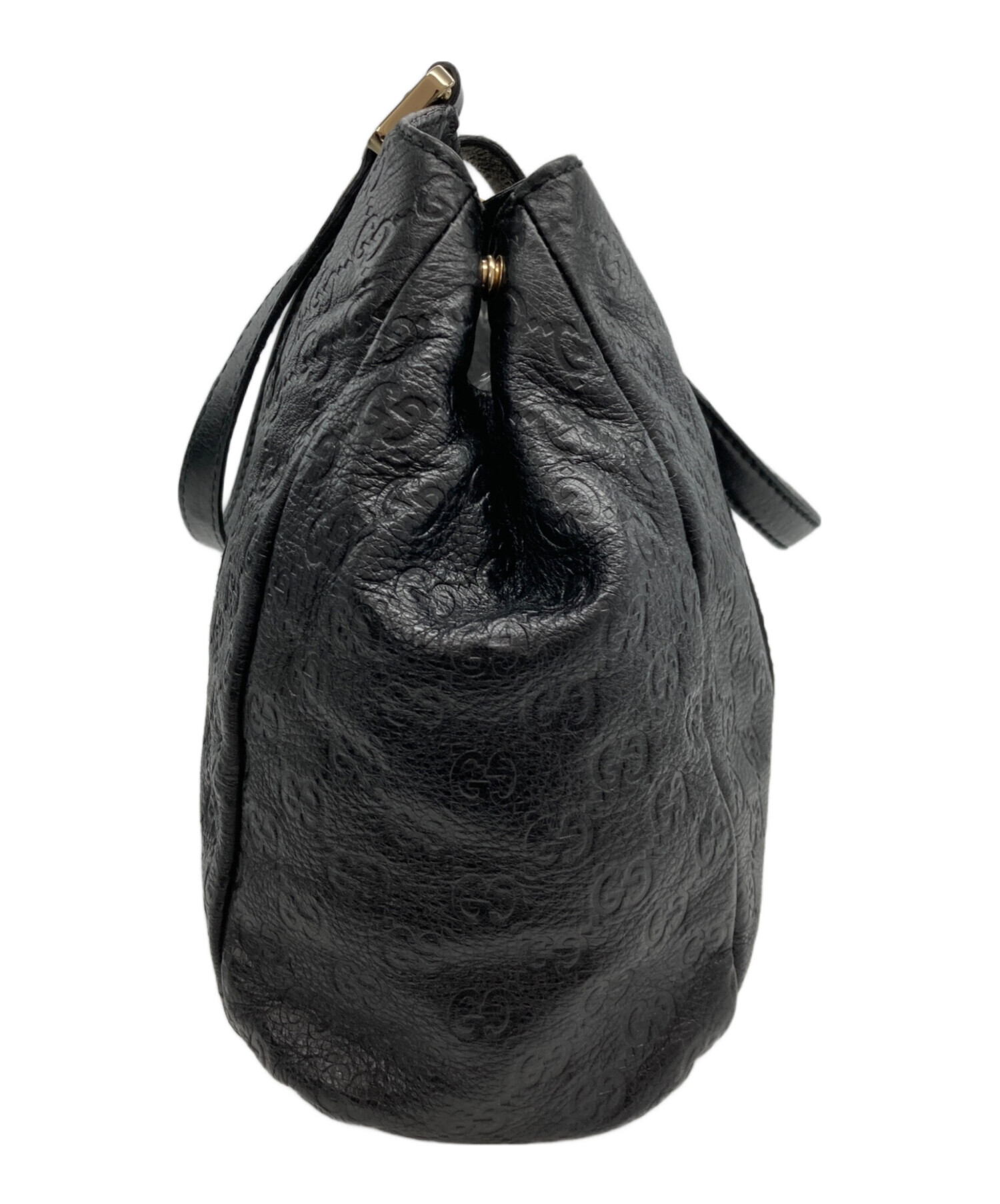 中古・古着通販】GUCCI (グッチ) グッチシマレザー トートバッグ