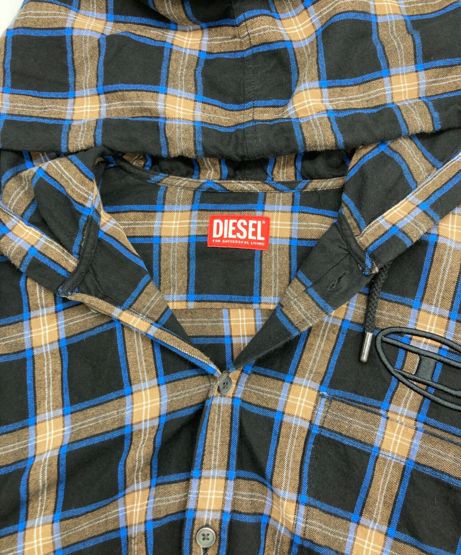 中古・古着通販】DIESEL (ディーゼル) S-DEWNY-HOOD-AJFI ブラック