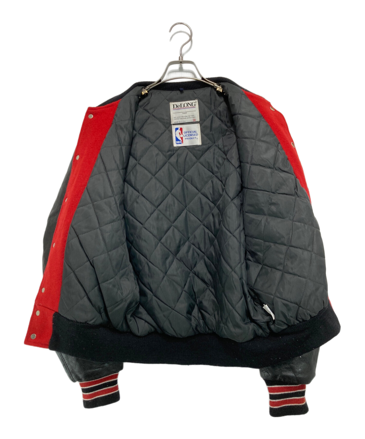 中古・古着通販】DeLong (デロング) スタジャン レッド サイズ:38