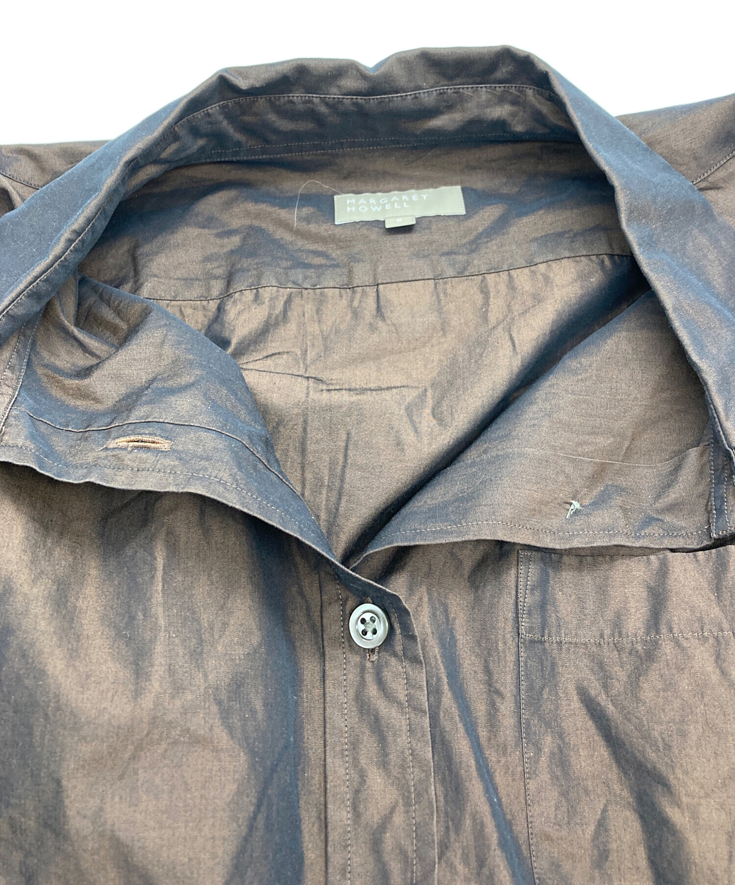 中古・古着通販】MARGARET HOWELL (マーガレットハウエル) 長袖シャツ