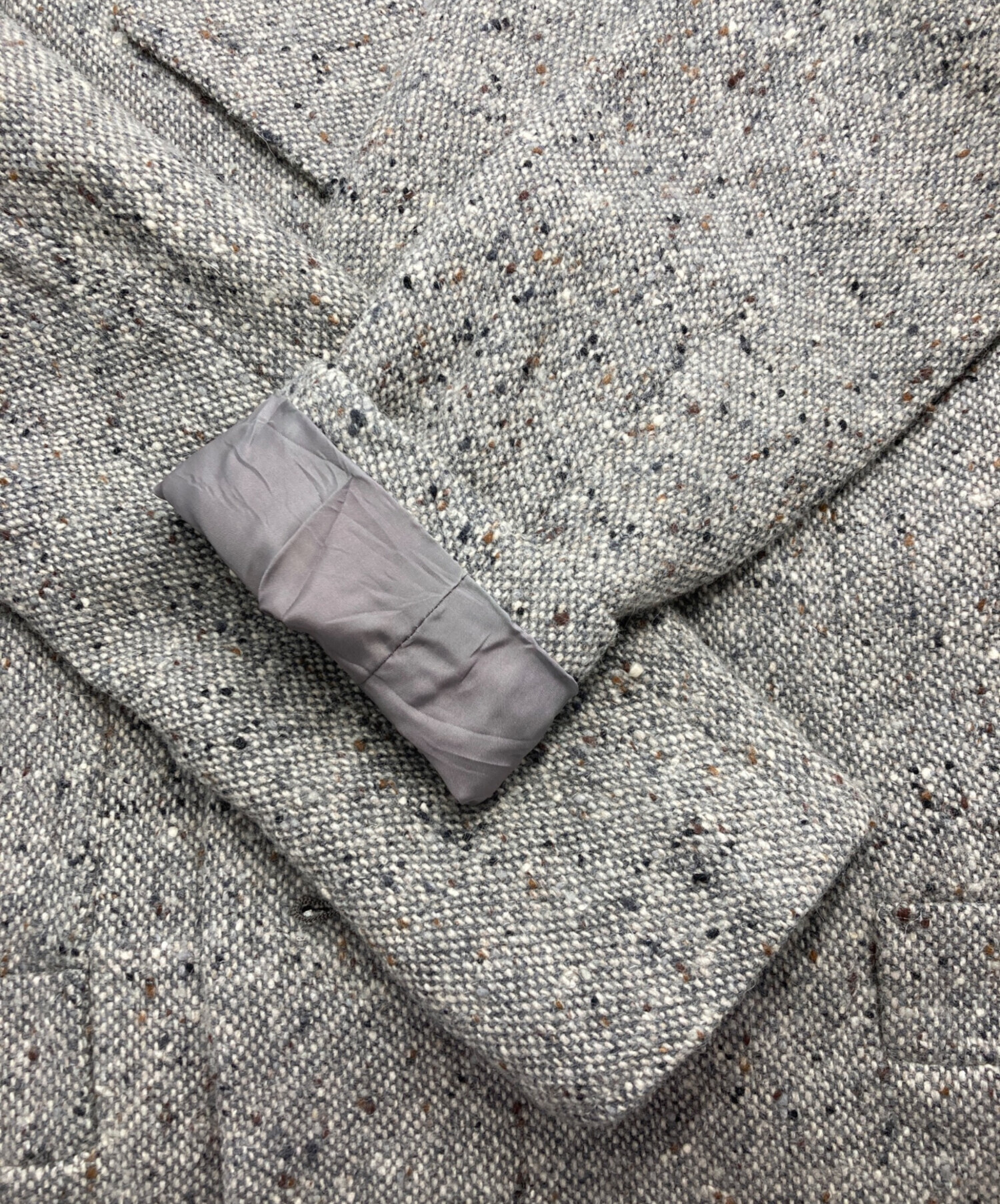 シルク混 Yohji Yamamoto+NOIR ツイードジャケット 2 中古・古着通販】yohji yamamoto+noir (ヨウジヤマモトプリュス