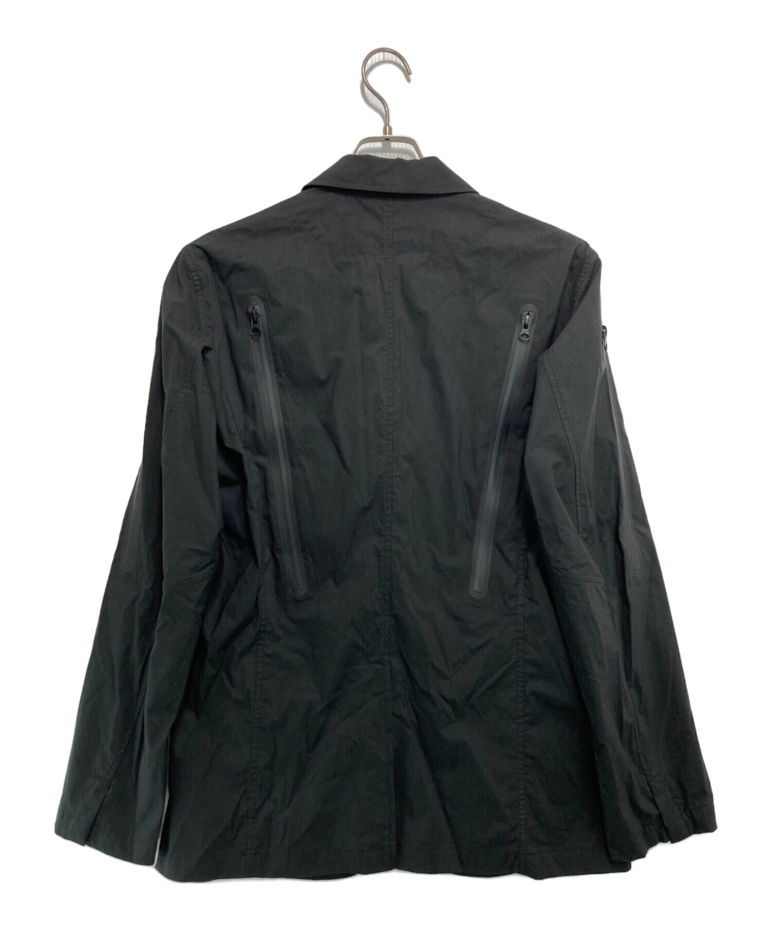 中古・古着通販】SAN SAN GEAR (サンサンギア) ZIPPER BLAZER ブラック