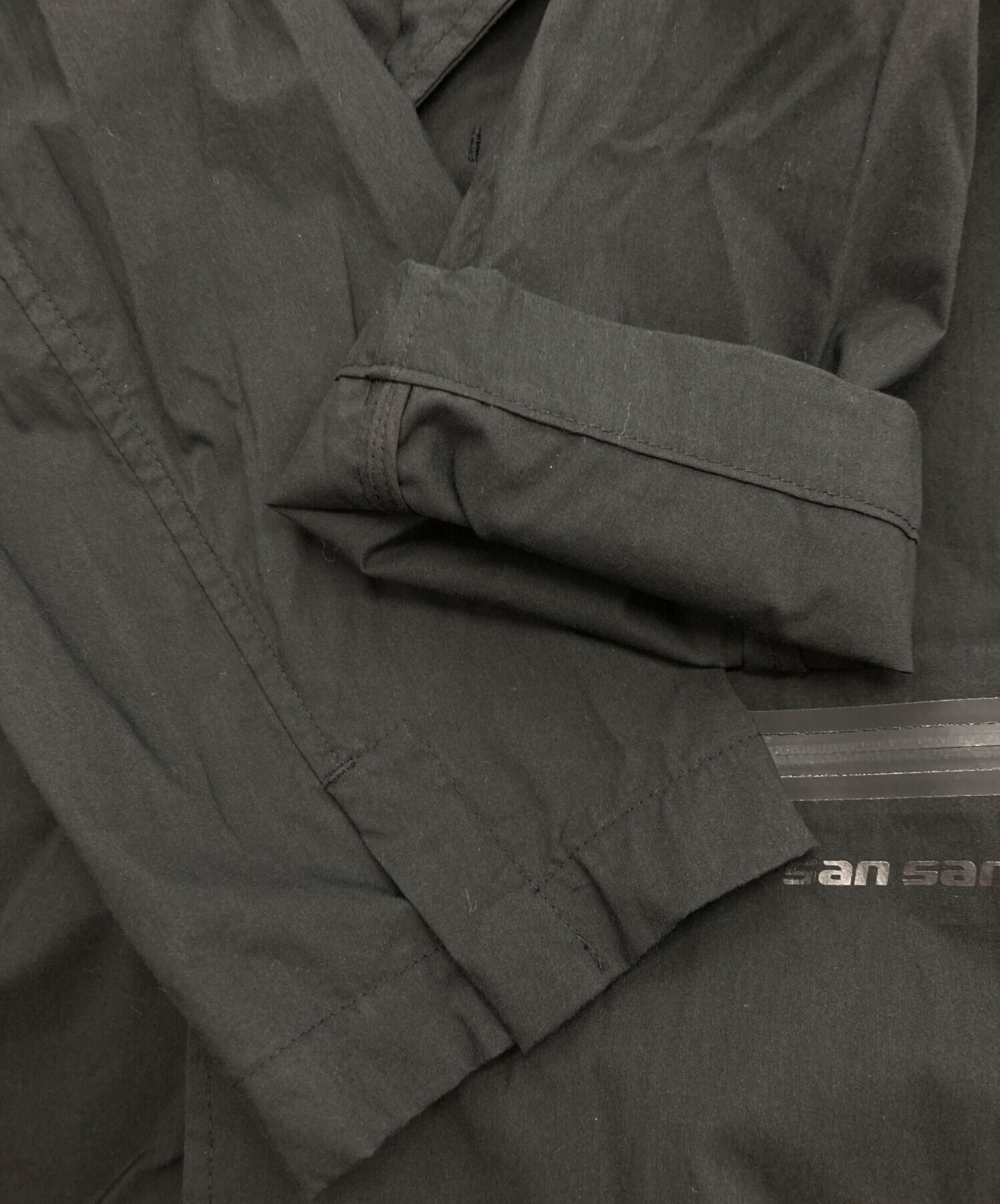 中古・古着通販】SAN SAN GEAR (サンサンギア) ZIPPER BLAZER ブラック