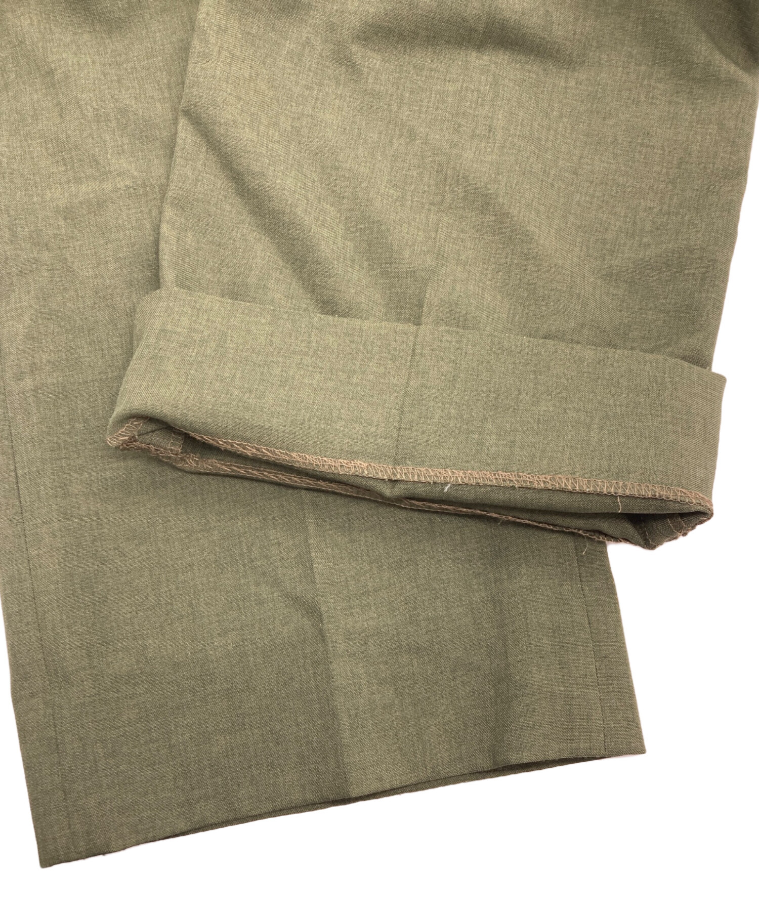 中古・古着通販】Needles (ニードルズ) SIDE TAB TROUSER グリーン 