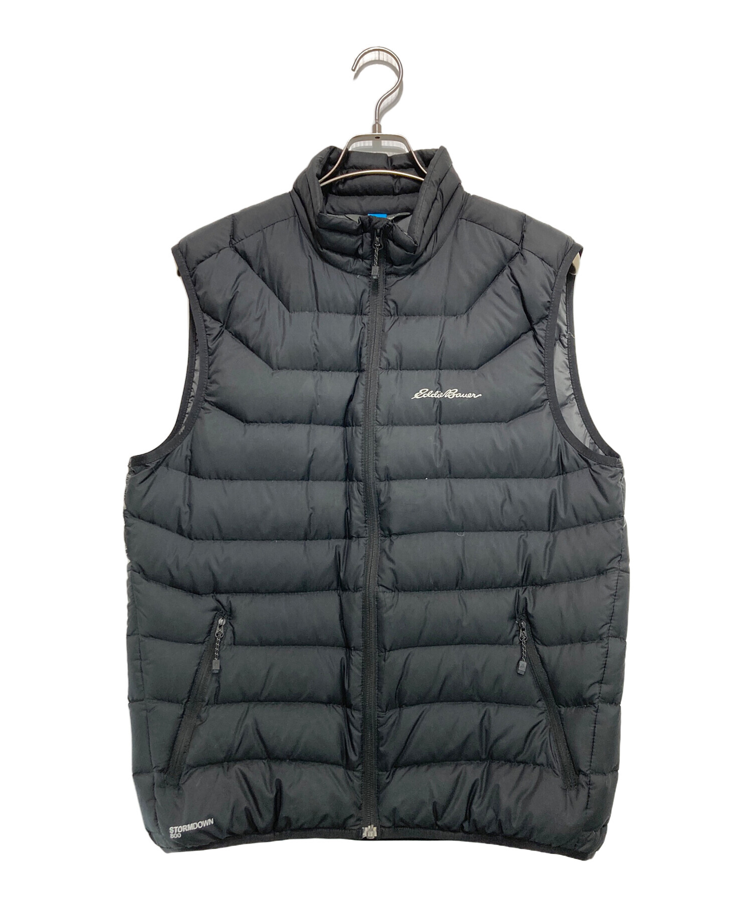 中古・古着通販】Eddie Bauer (エディーバウアー) ダウンベスト グレー