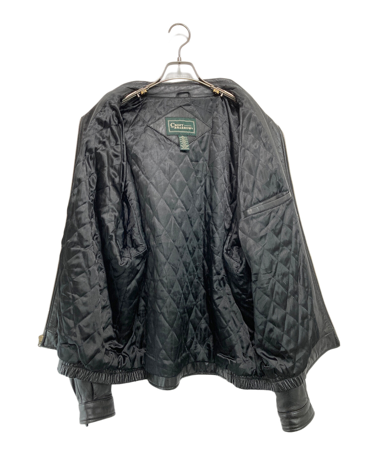 中古・古着通販】CROFT&BARROW (クロフトアンドバロー) レザー