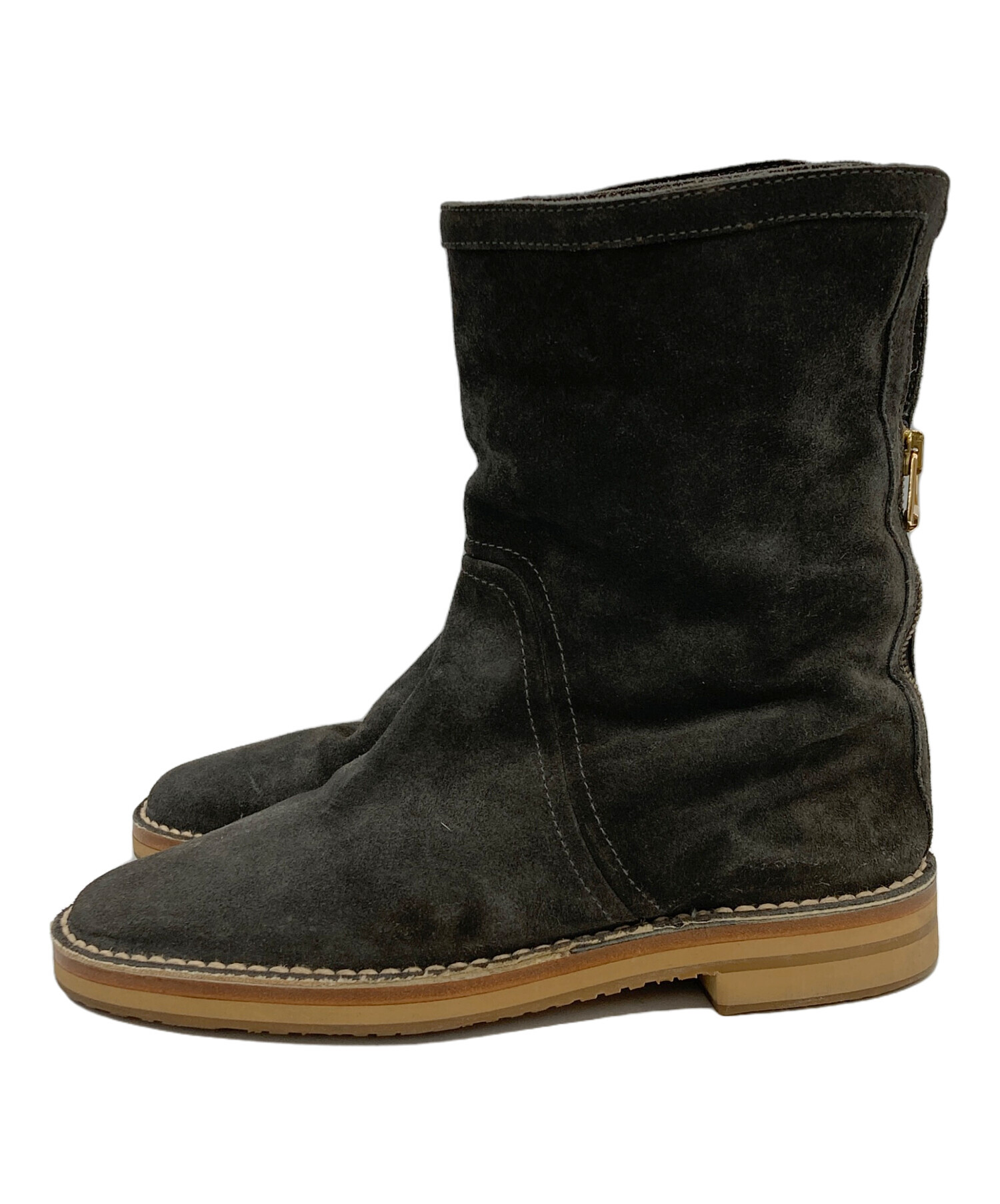 中古・古着通販】JIMMY CHOO (ジミーチュウ) バックジップムートン