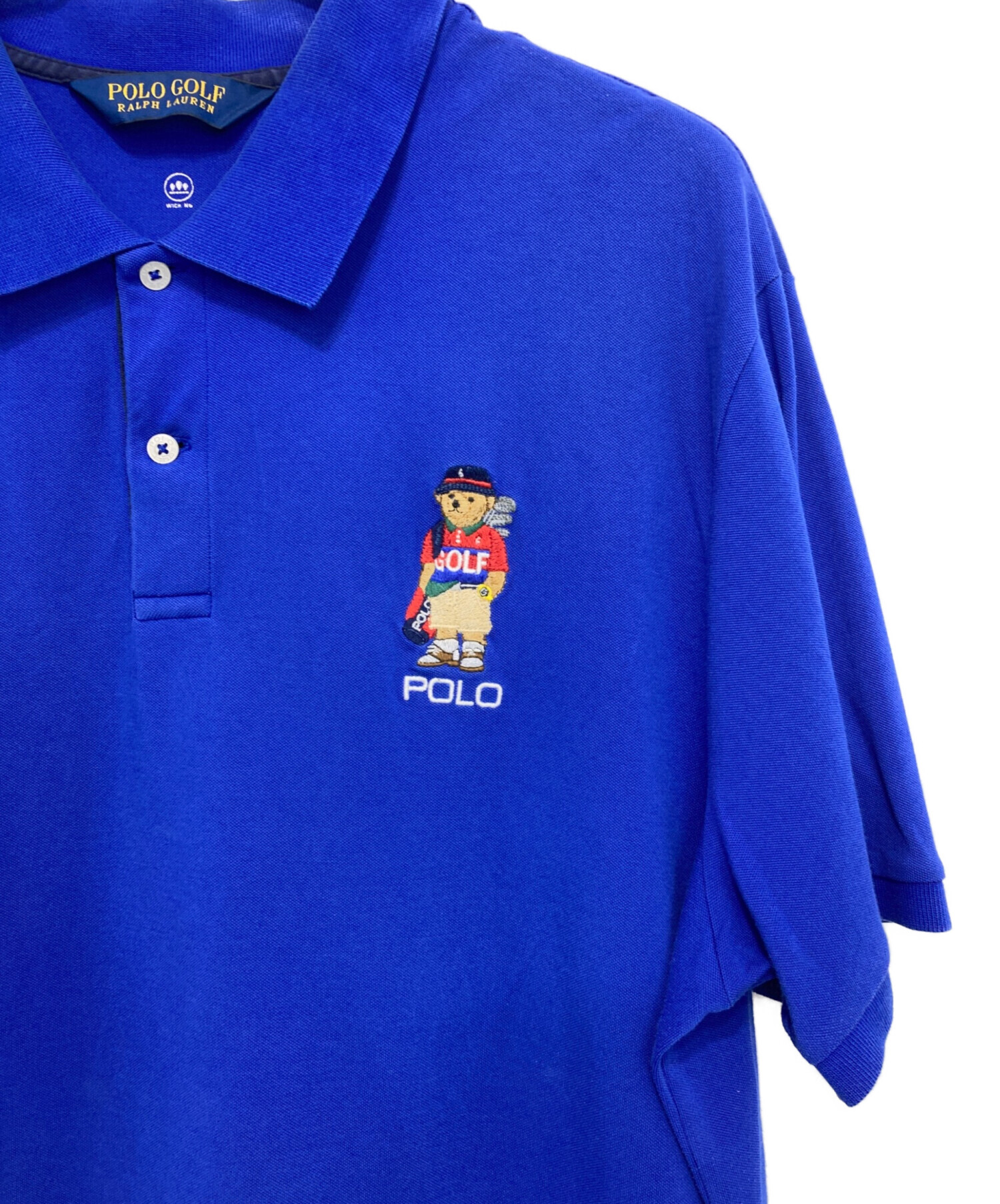 【未使用品】POLO GOLF ポロベア 半袖ポロシャツ ネイビー S 中古・古着通販】POLO GOLF (ポロ ゴルフ) ポロベア刺繍半袖ポロシャツ