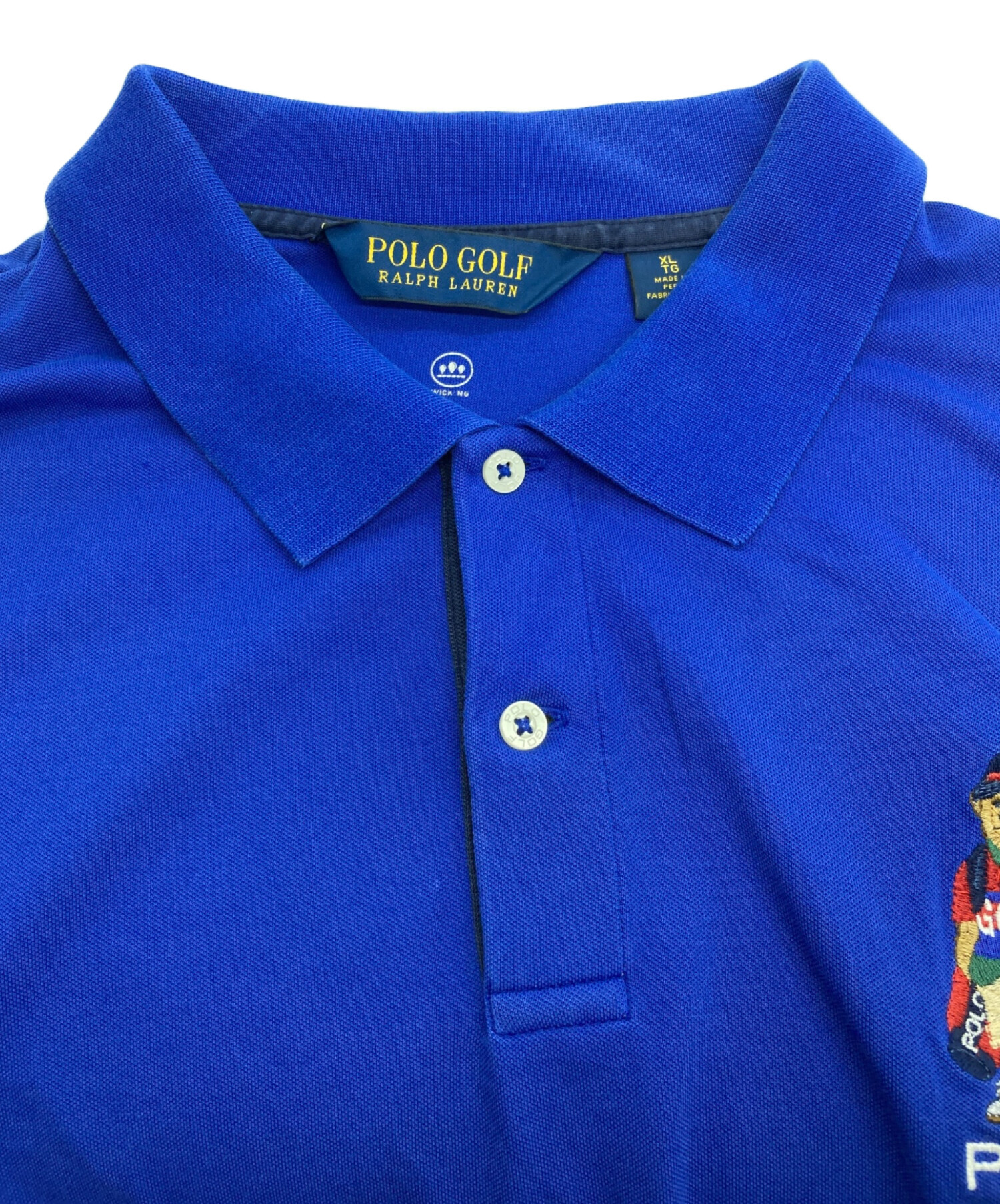 中古・古着通販】POLO GOLF (ポロ ゴルフ) ポロベア刺繍半袖ポロシャツ