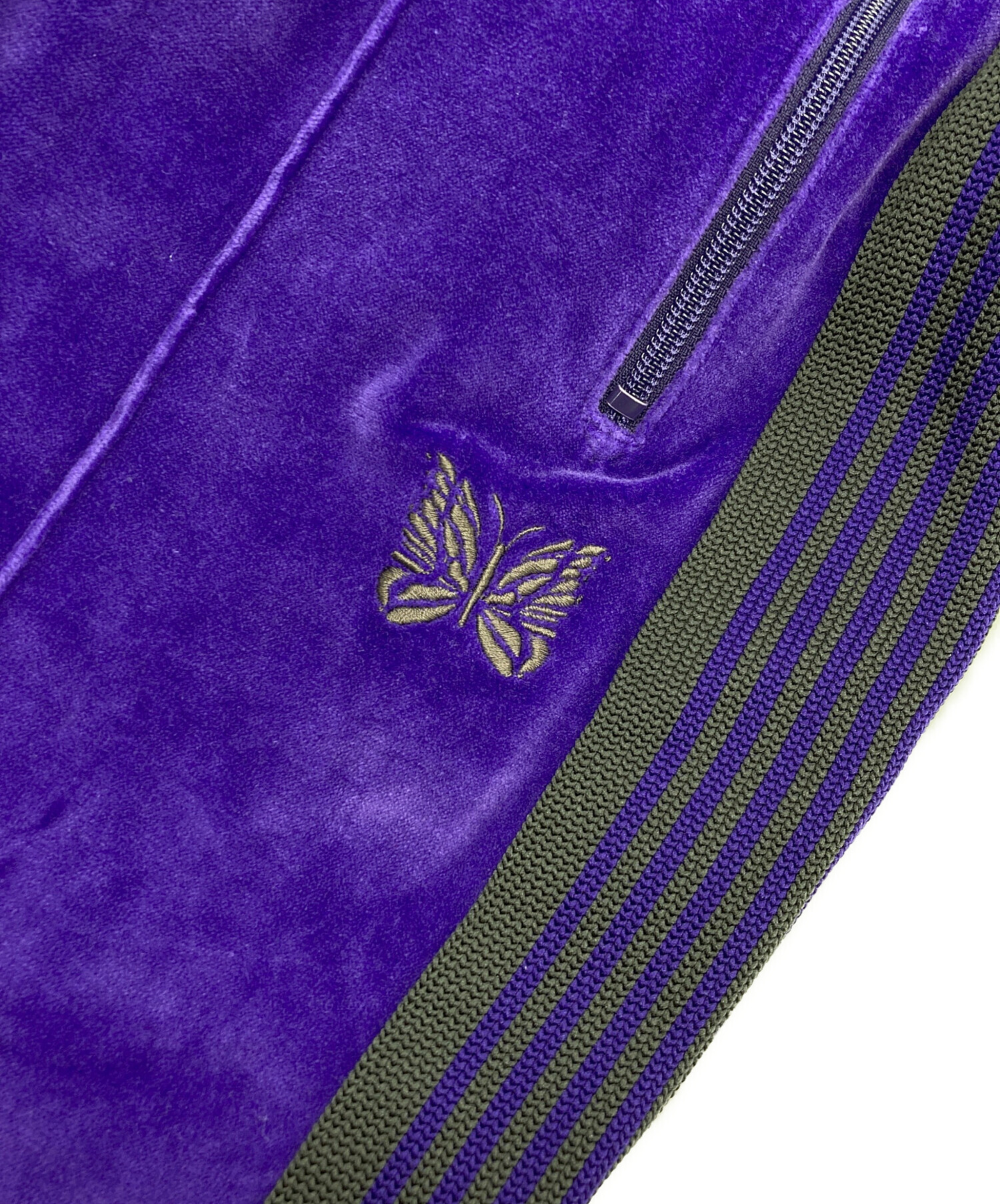 中古・古着通販】Needles (ニードルズ) ベロアナロートラックパンツ