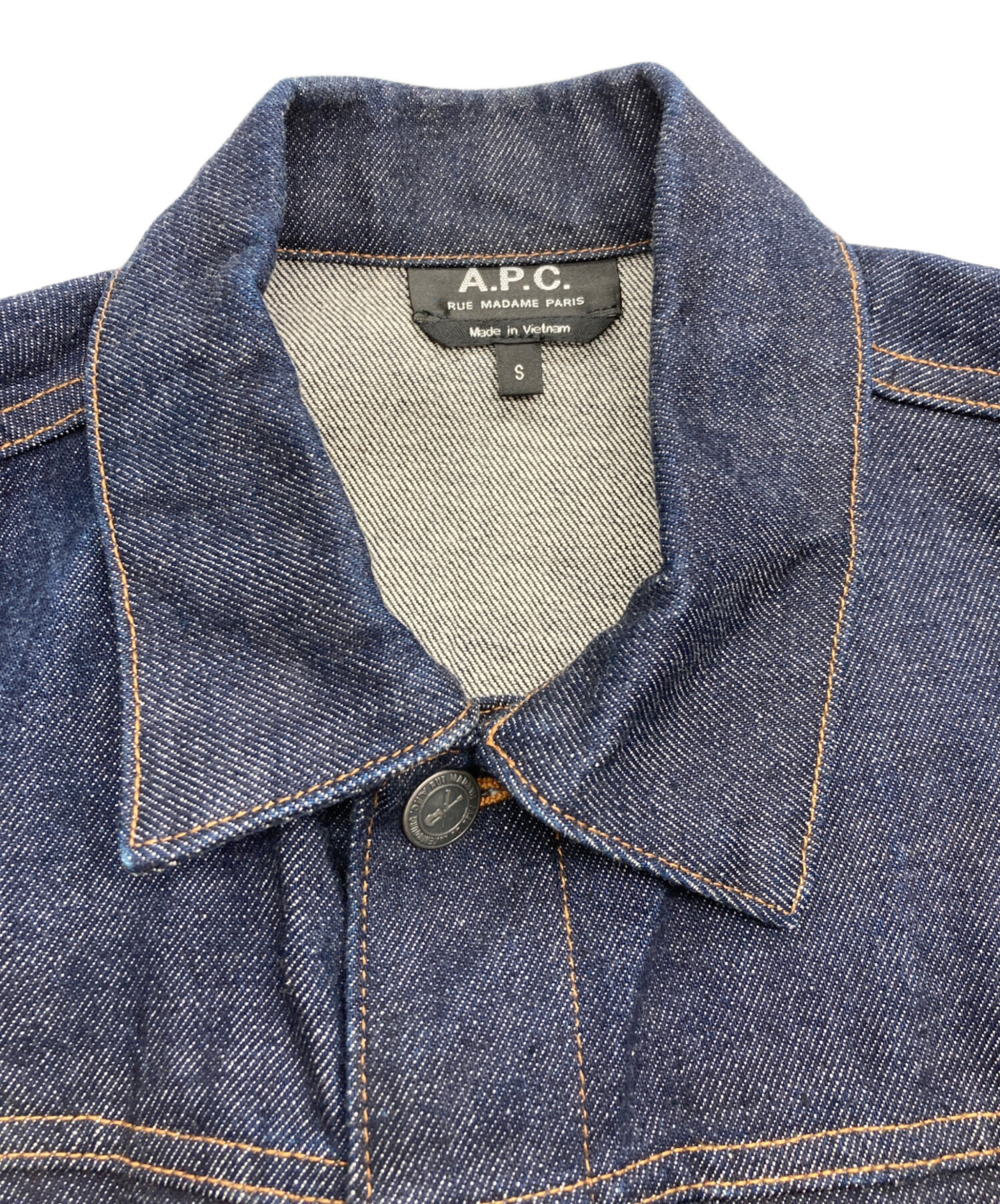 中古・古着通販】A.P.C. (アーペーセー) VESTE JEAN WORK/デニムワーク