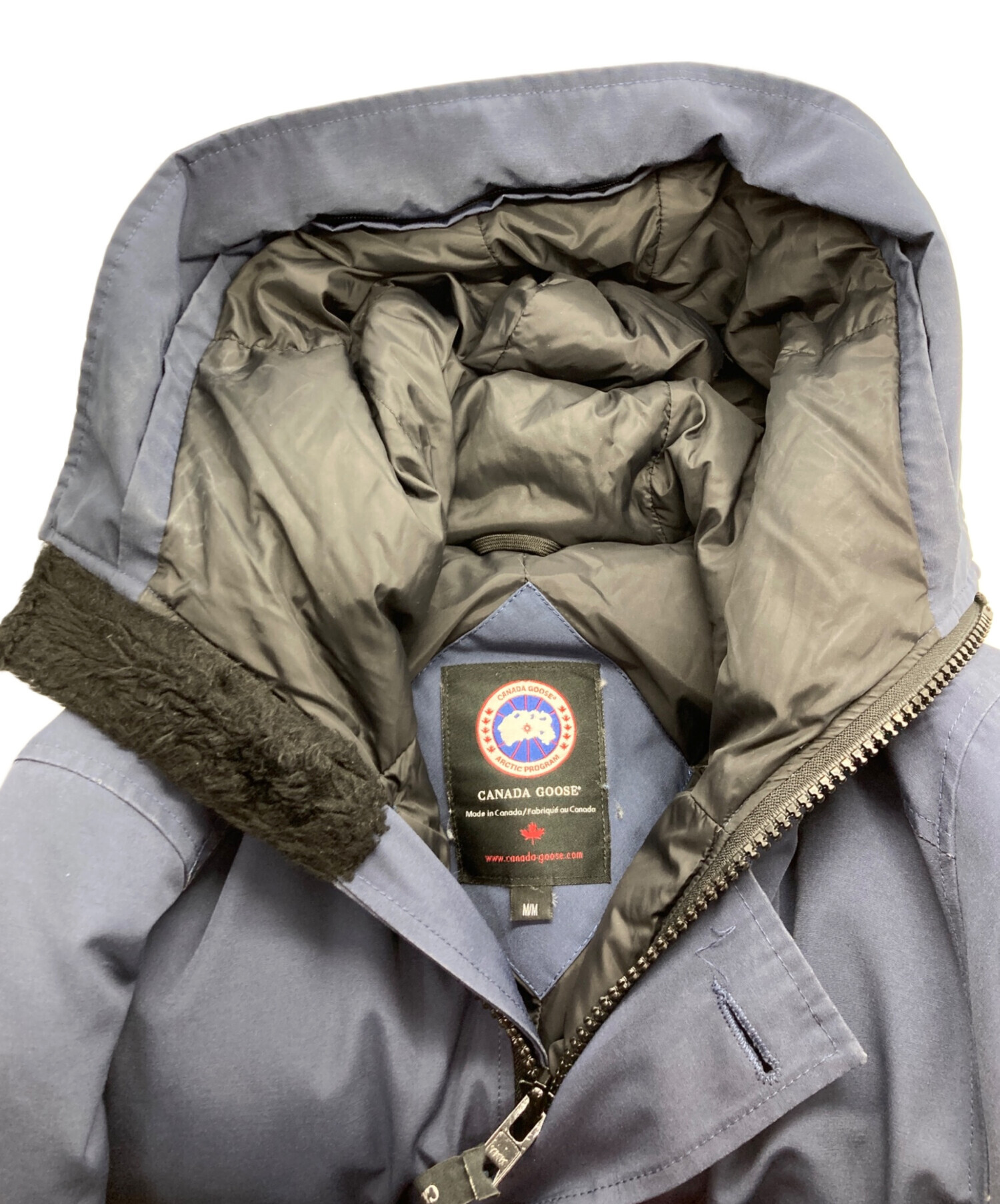 中古・古着通販】CANADA GOOSE (カナダグース) JASPER PARKA ネイビー 