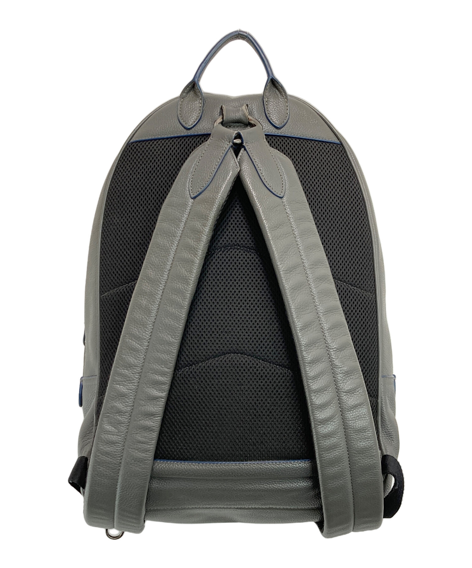 コーチ　リュック　バックパック　レザー　シグネチャー　グレー 中古・古着通販】COACH (コーチ) レザーリュック グレー｜ブランド